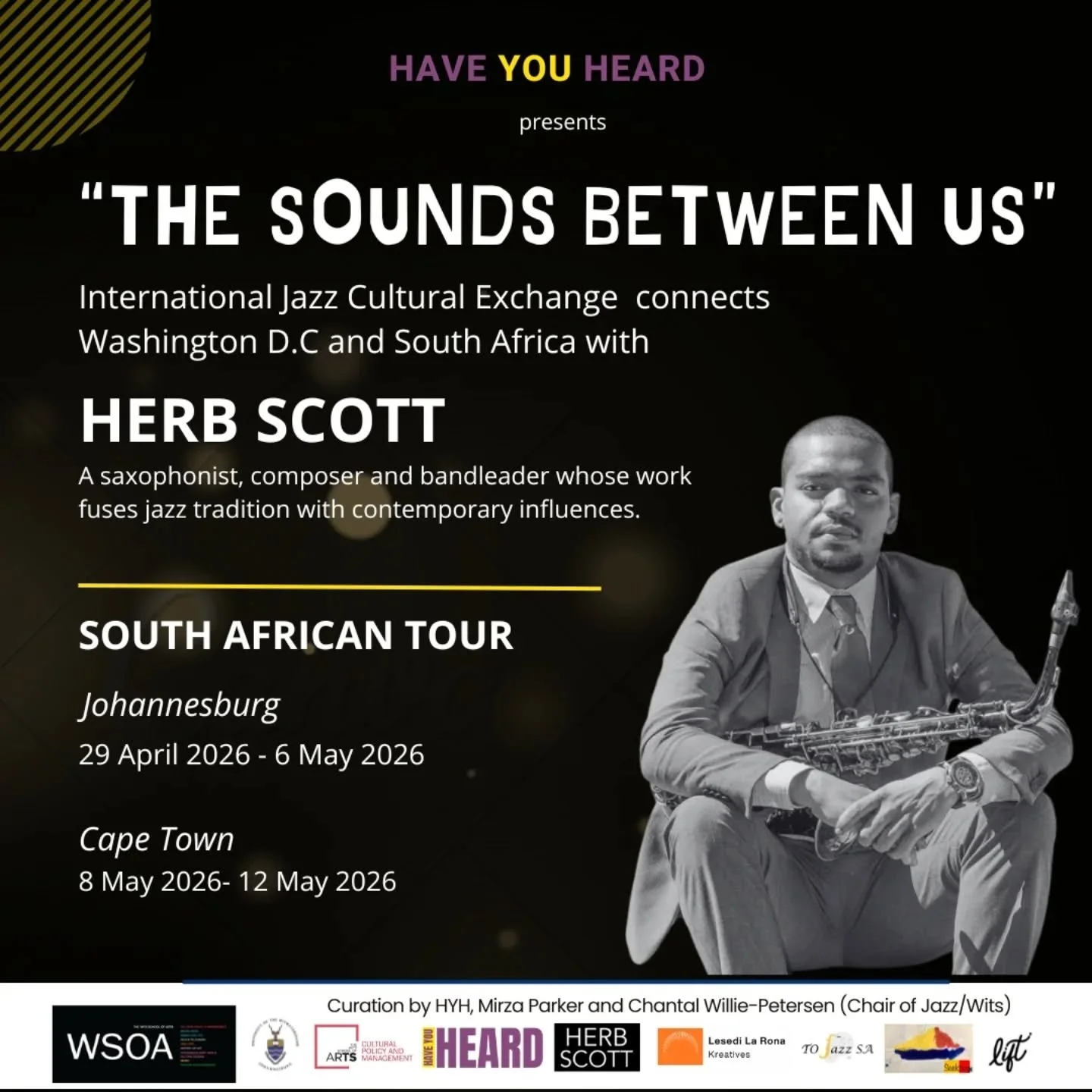 This isn&rsquo;t just a tour.
It&rsquo;s a cultural exchange in motion.

&ldquo;The Sounds Between Us&rdquo; brings Washington, D.C. to South Africa &mdash; connecting artists, students, and communities through live music, collaboration, and shared e