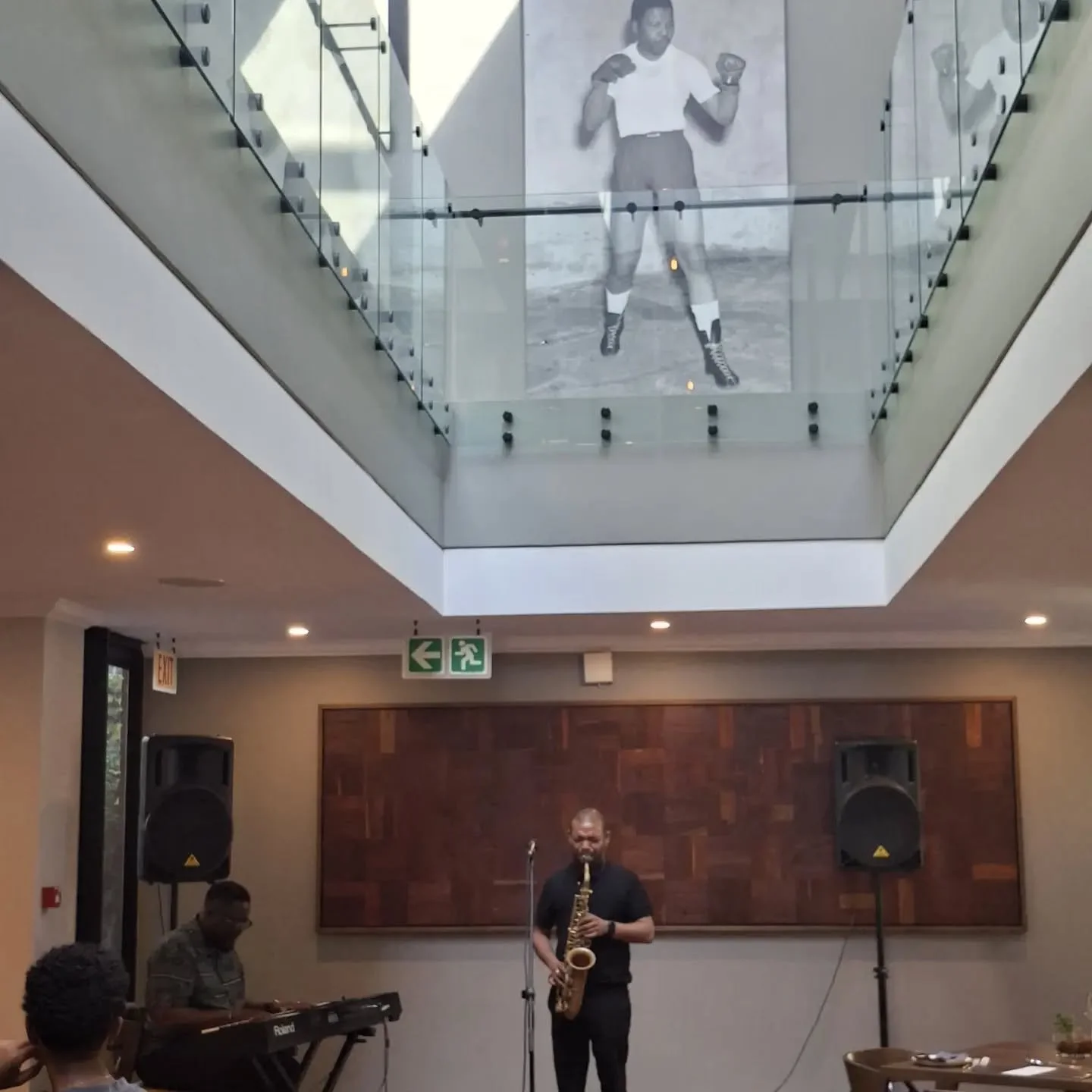 Another beautiful day in Jozi. 🎷

At Sanctuary Mandela, Herb Scott and Ntando Ngcapu shared an afternoon of music that felt both grounding and expansive &mdash; a moment of peace held through sound.

New connections were formed, and familiar ones fo