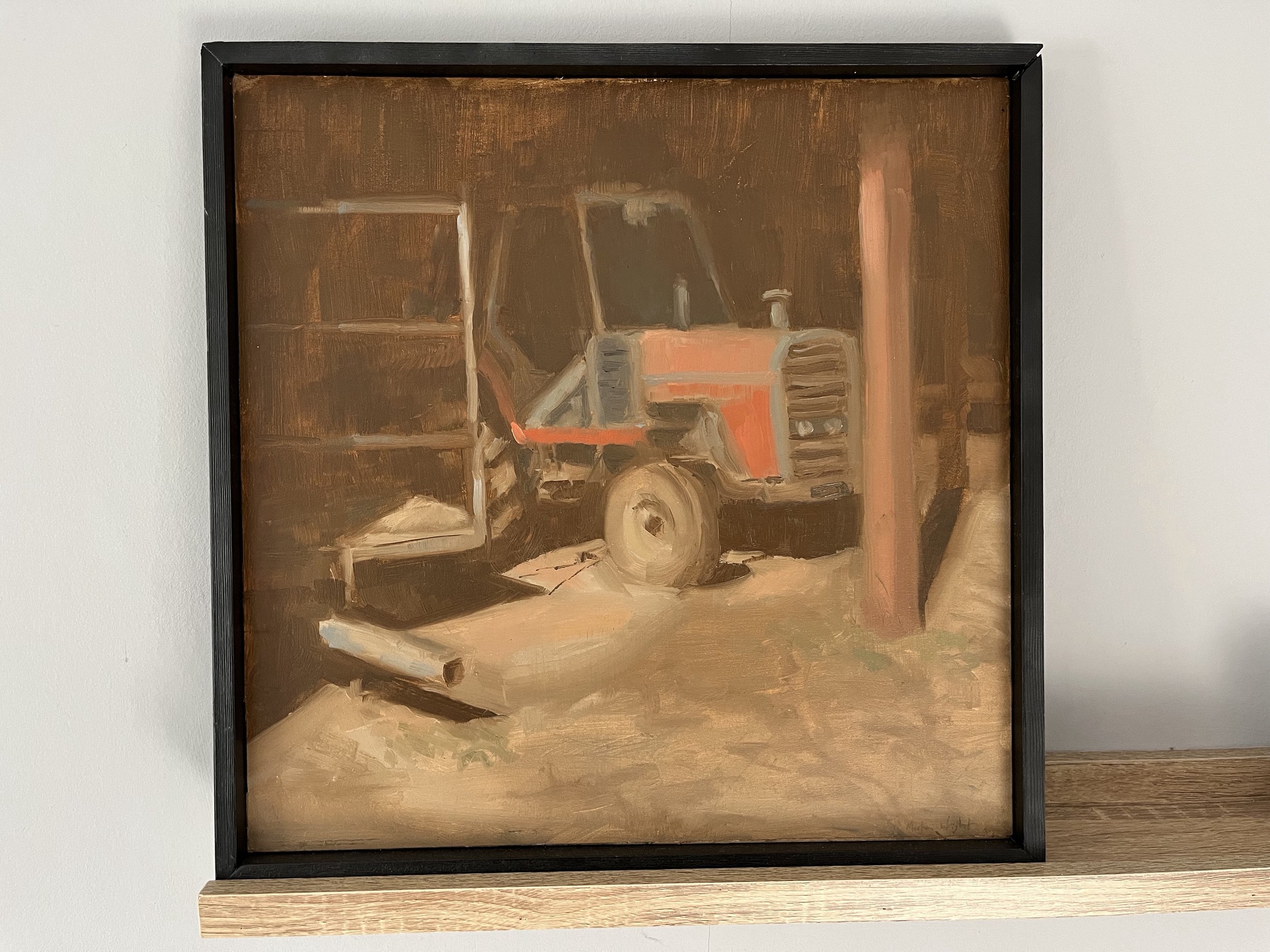 Tractor in Shed