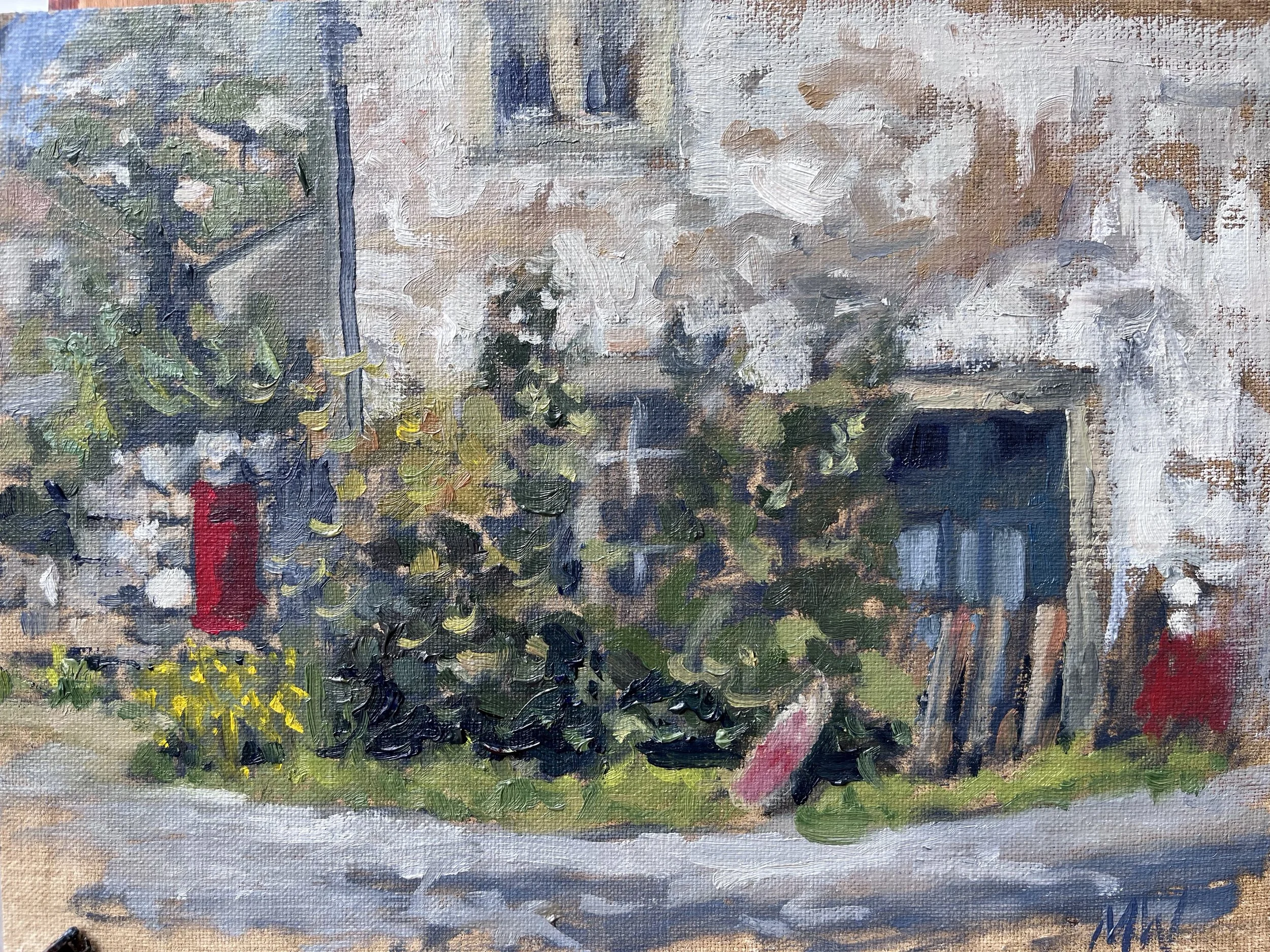 Cottage in Malhom - 9x12”