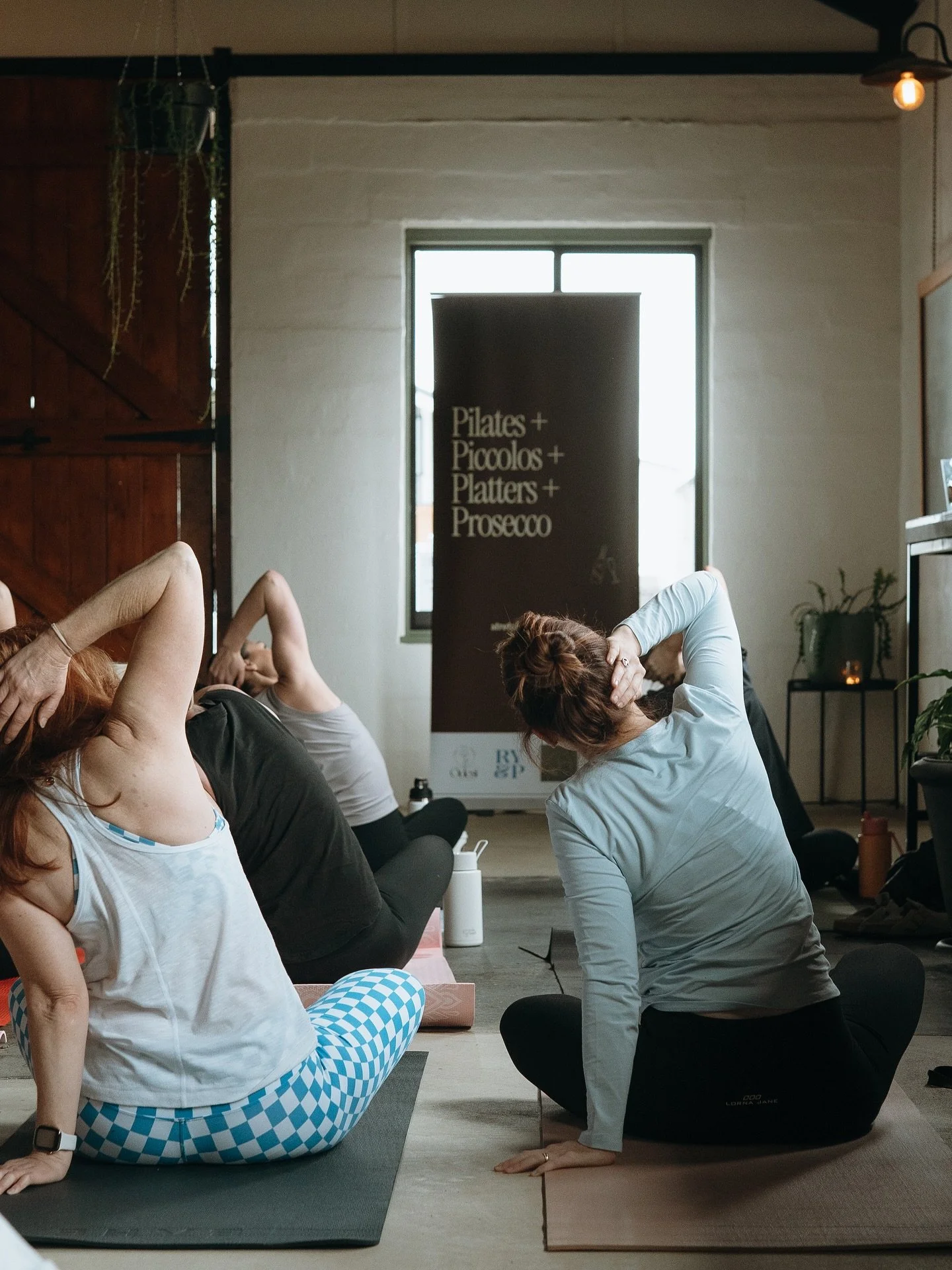 Looking back at Pilates, Piccolos, Platters &amp; Prosecco - back by popular demand 🍾

A perfect morning of movement, prosecco, brews &amp; delicious platters - happening Sunday, October 19 at @tocumwal_brewing_co.

Brought to life by @river_yoga_an
