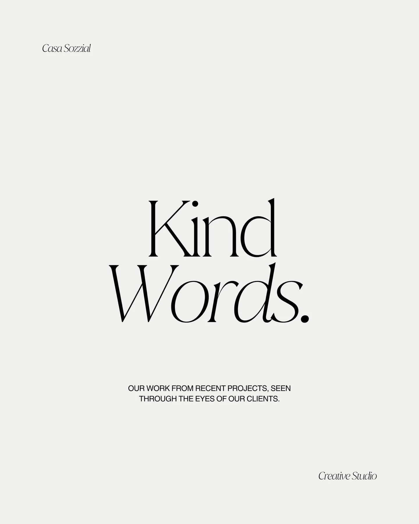 There&rsquo;s a lot that goes into what we do - the planning, the details, the intention behind every decision.

But at the heart of it, it&rsquo;s people.

The brands that trust us, the projects we&rsquo;re invited into and the moments we get to bri