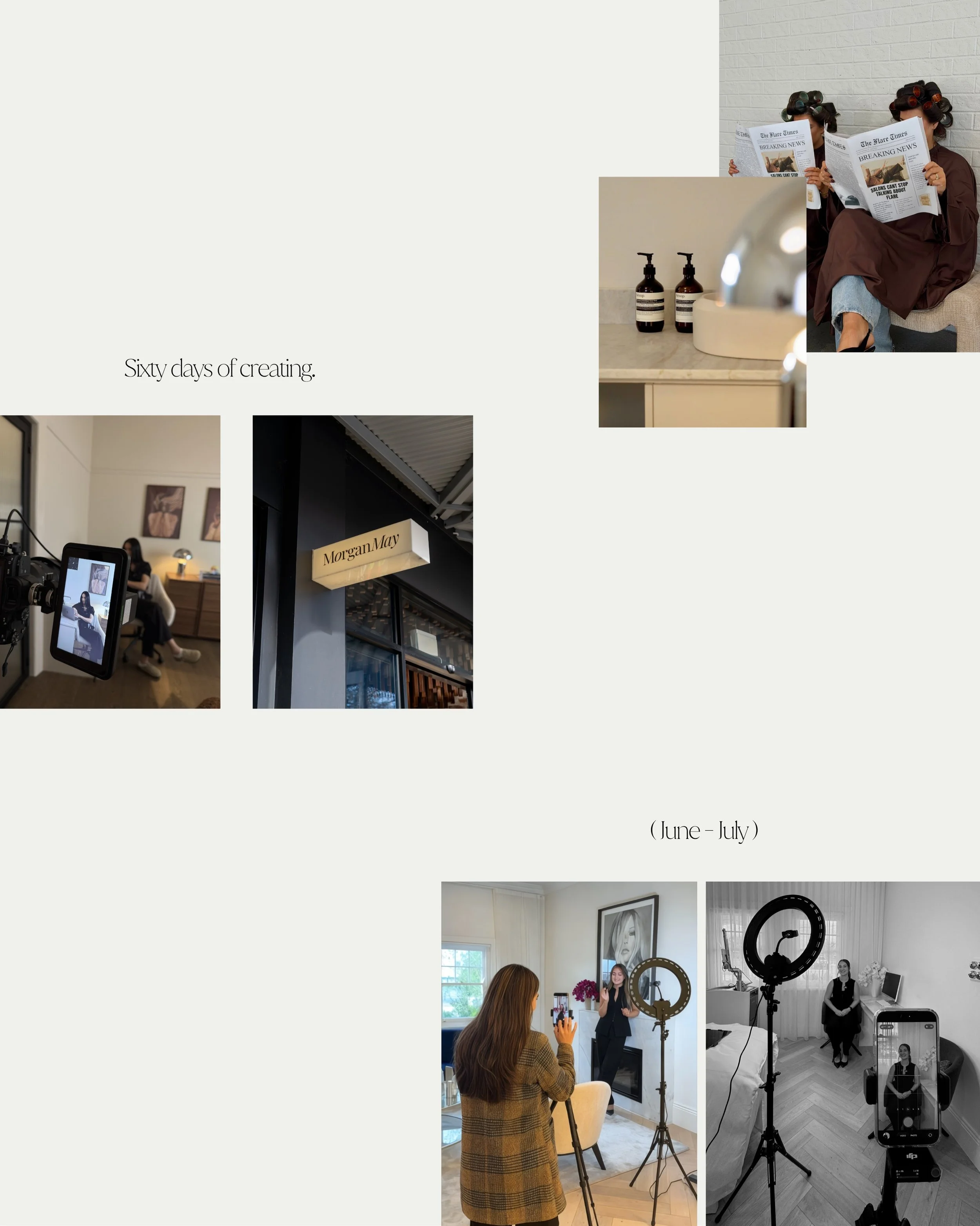 60 days of creating.

A look back at the last two months with Casa Sozzial - shoots, campaigns, new projects, familiar faces, new opportunities and a lot of time on set.

Many stories told.
And there&rsquo;s plenty more in the works.

Thank you for b