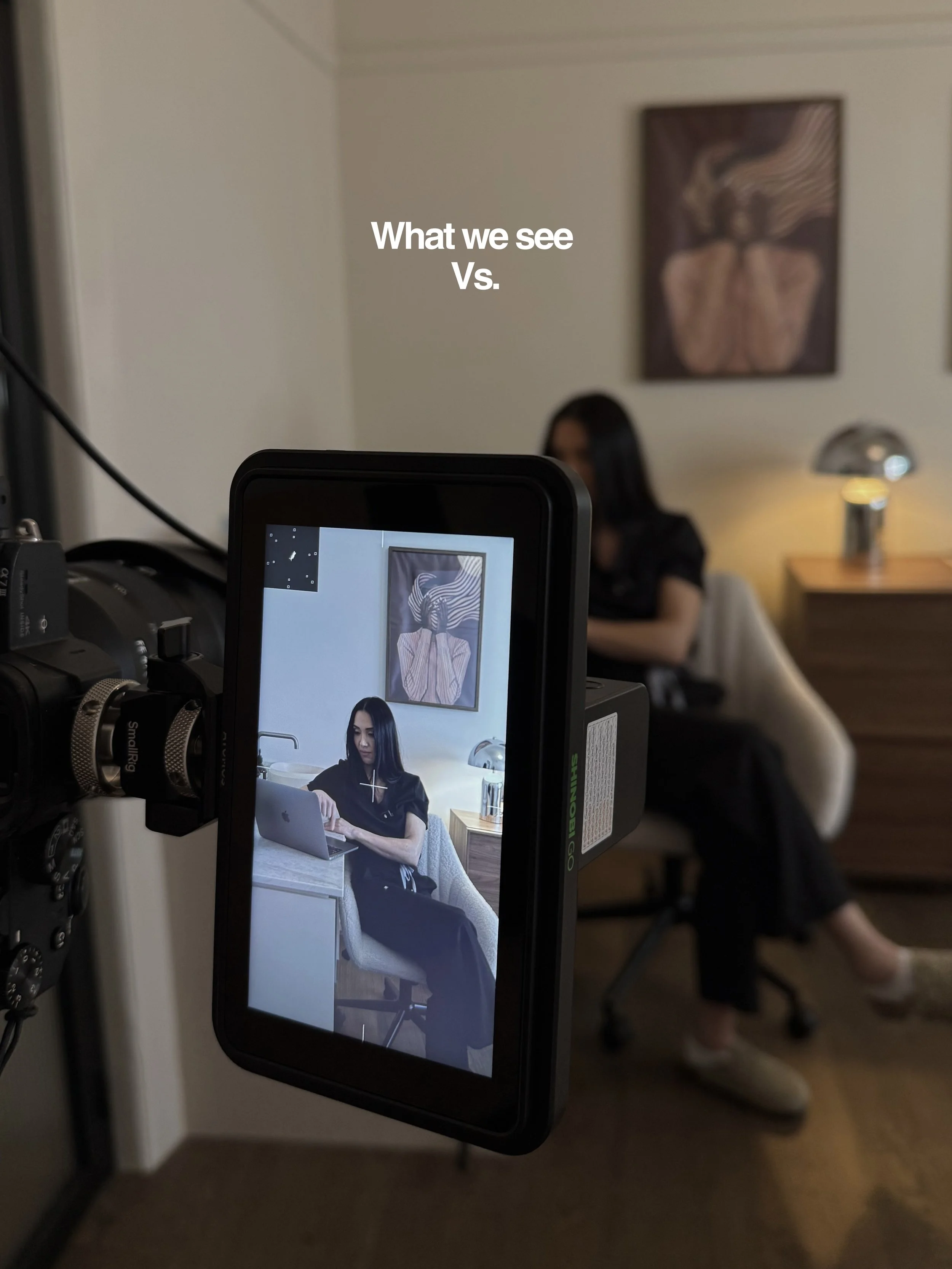 What you see vs. what we see 

You see the final result. I see the frame, the movement, how I want the edit to feel and how the whole piece will sit once it&rsquo;s on screen.

Looking for a creative team that thinks beyond the visuals?

Booking Sept