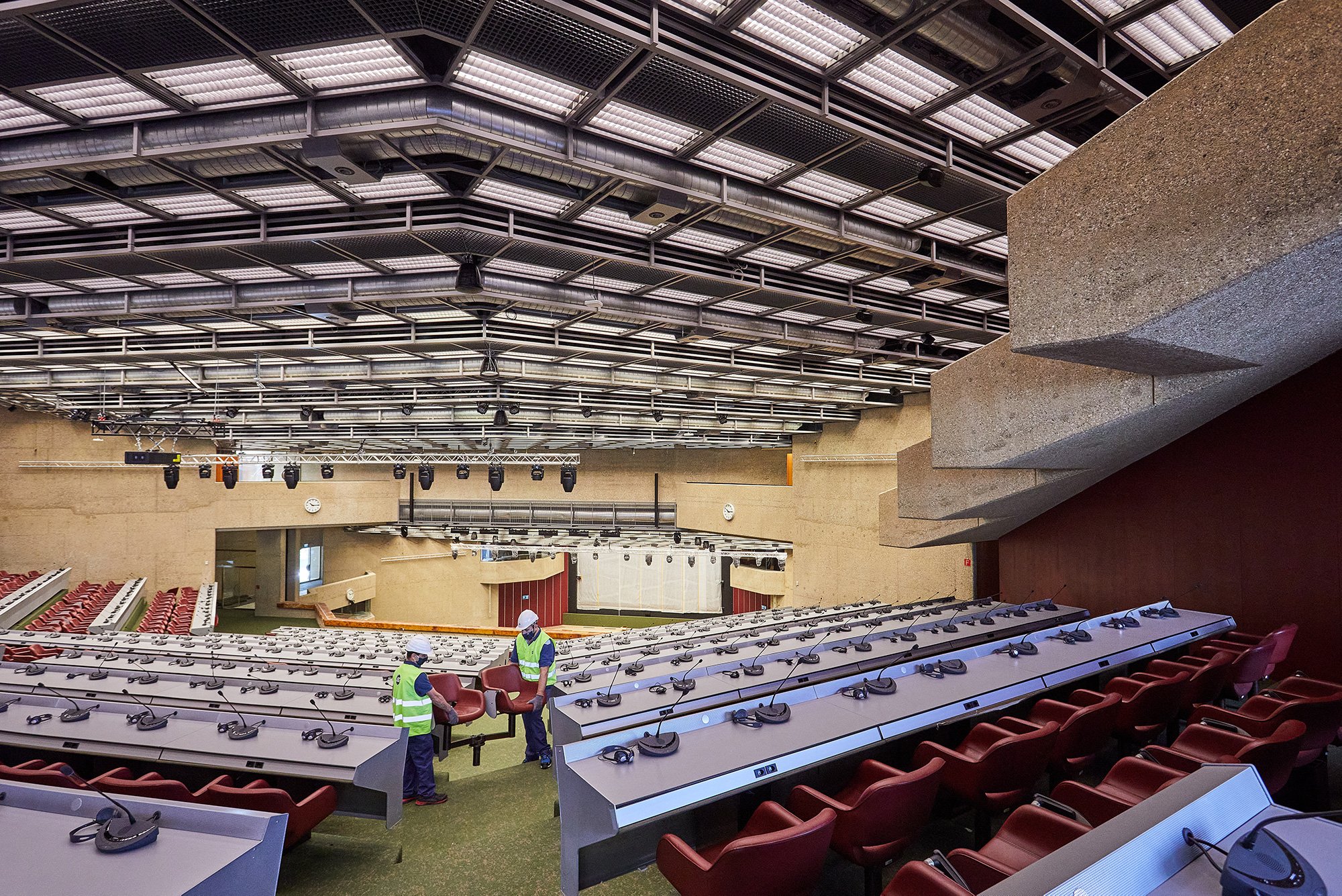 Le centre de conférences mise sur ISS pour la logistique de construction