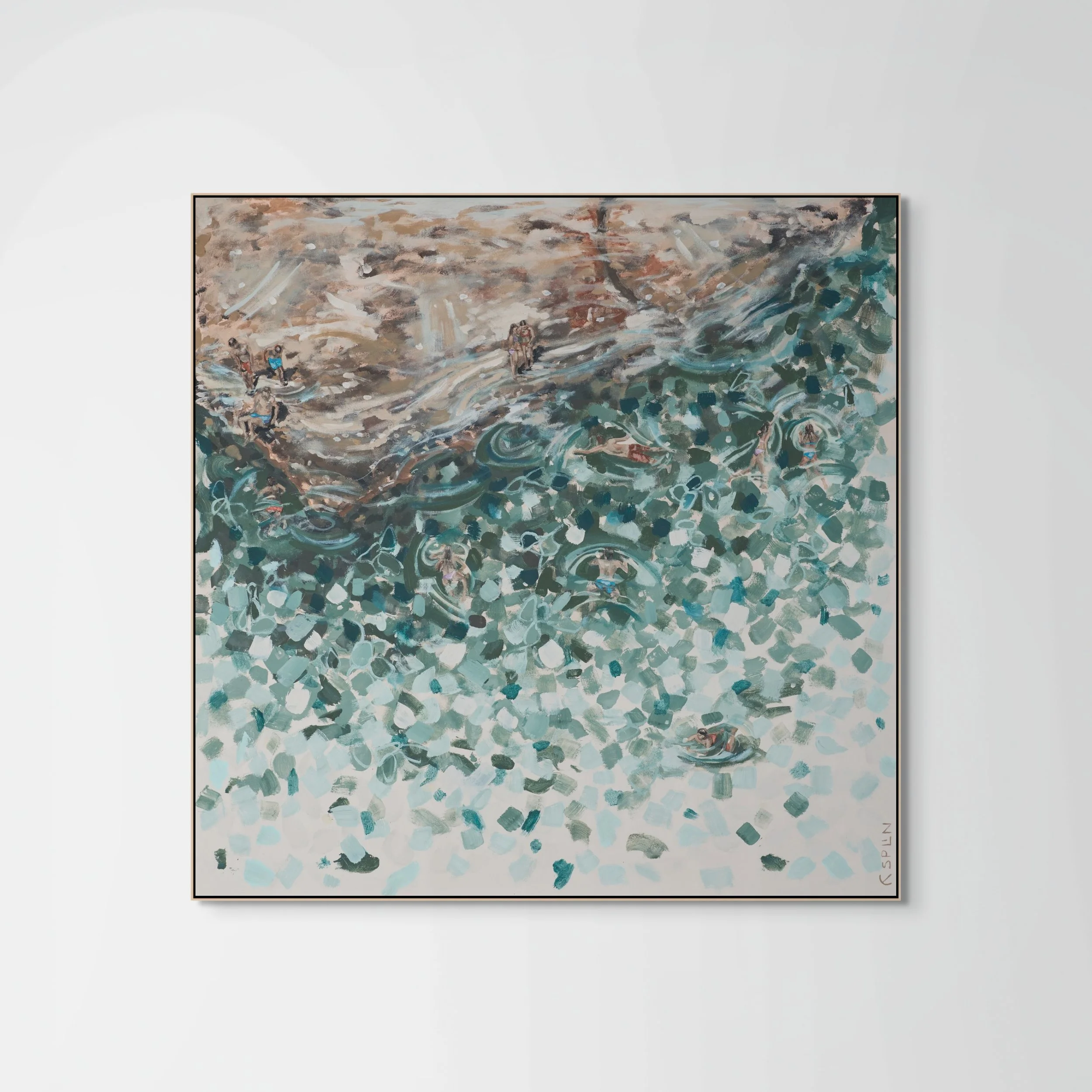 208pm Rockshelf aerial ocean artwork by Lauren Esplin_framed.jpg