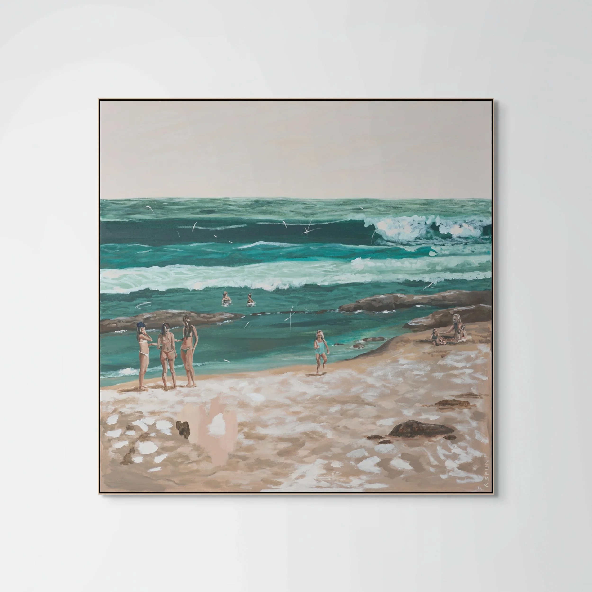 132pm The Weekend_art by Lauren Esplin_framed.jpg