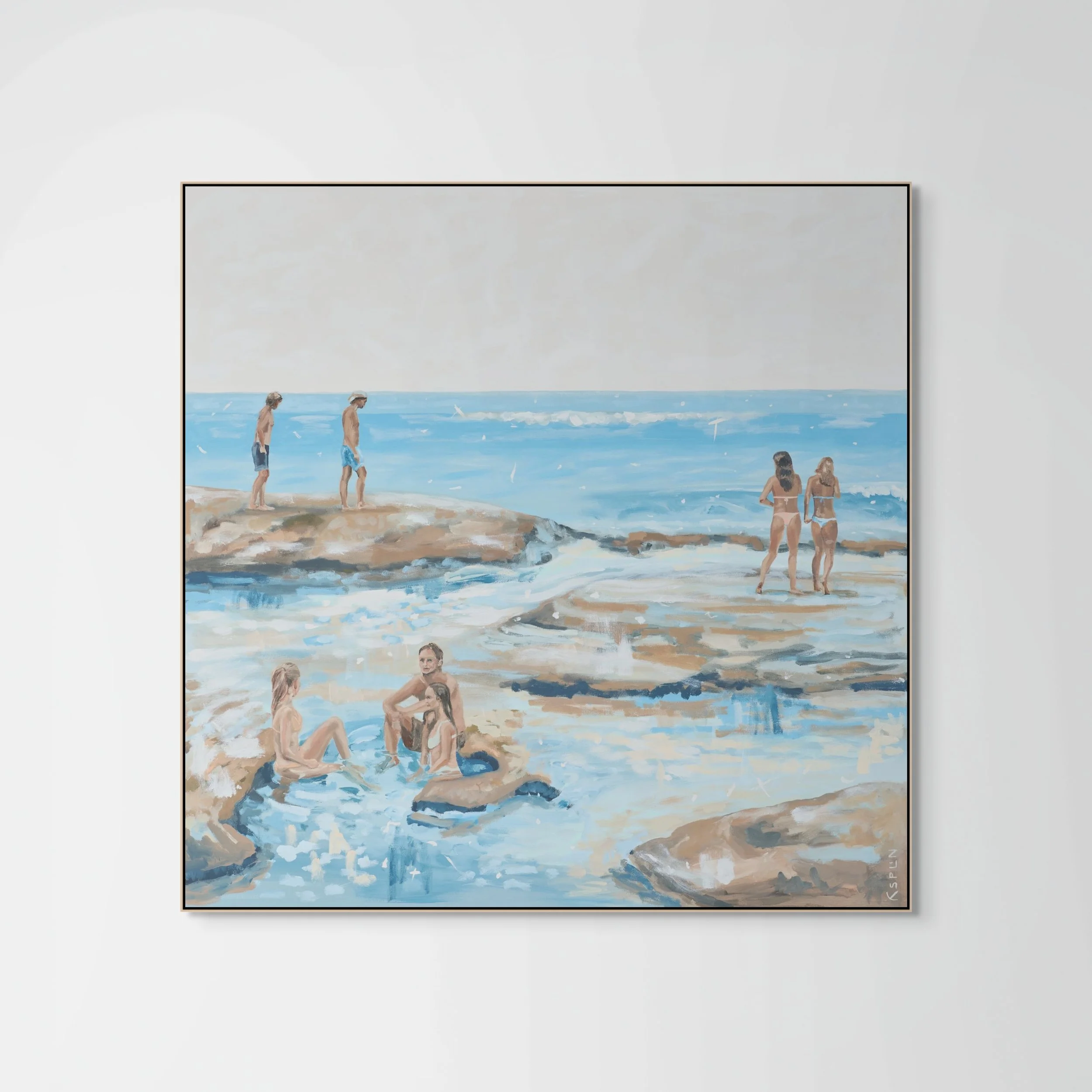 _1211pm Rockpools_ painting by Lauren Esplin framed.jpg