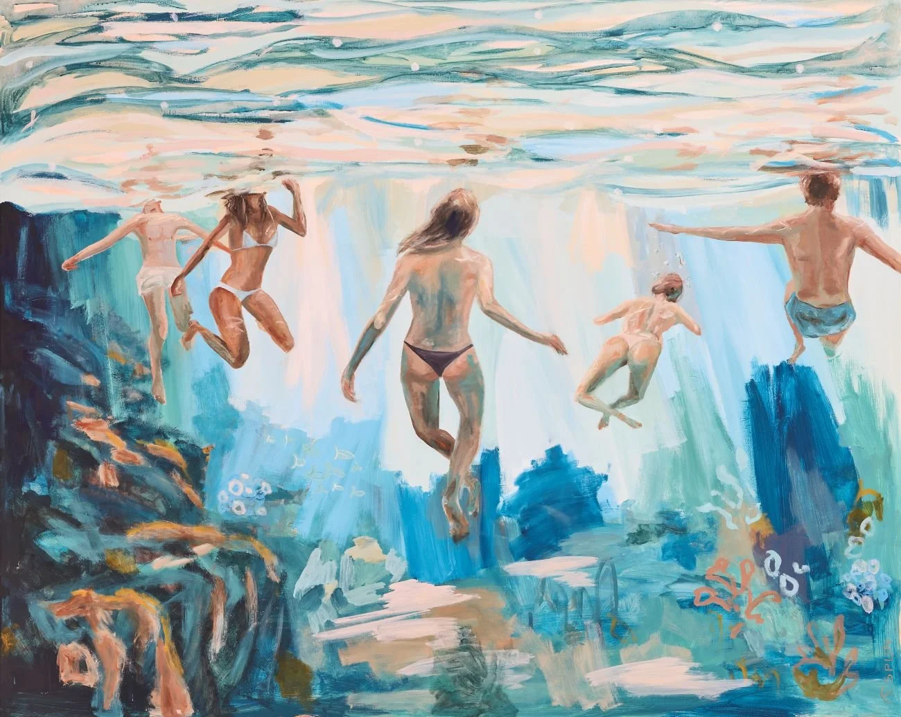 _Saltwater Serenity_ painting by Lauren Esplin and part of her solo show exhibition in Milton, NSW this October 2025.jpg