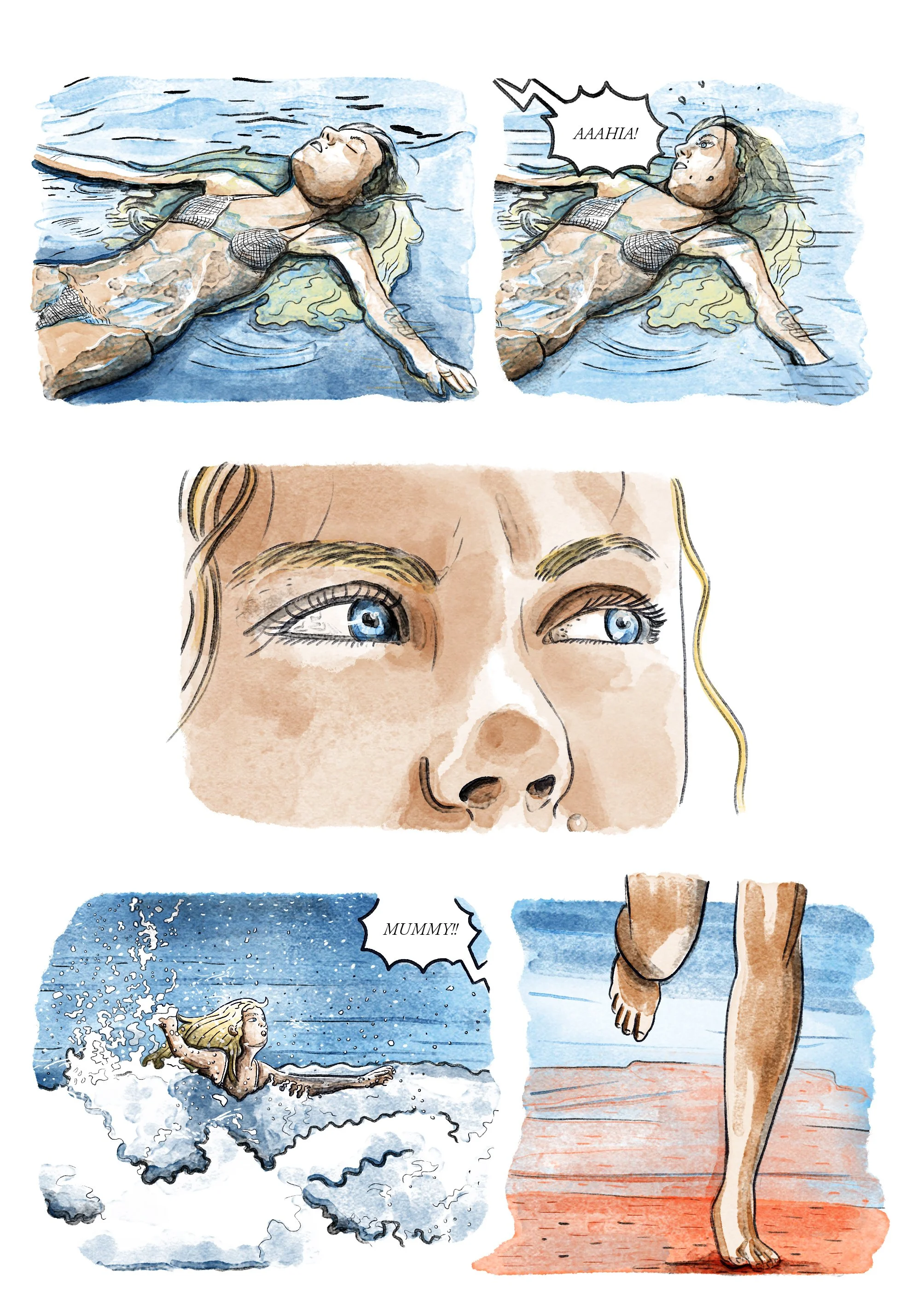 The Motherless Mother - graphic novel for young adults