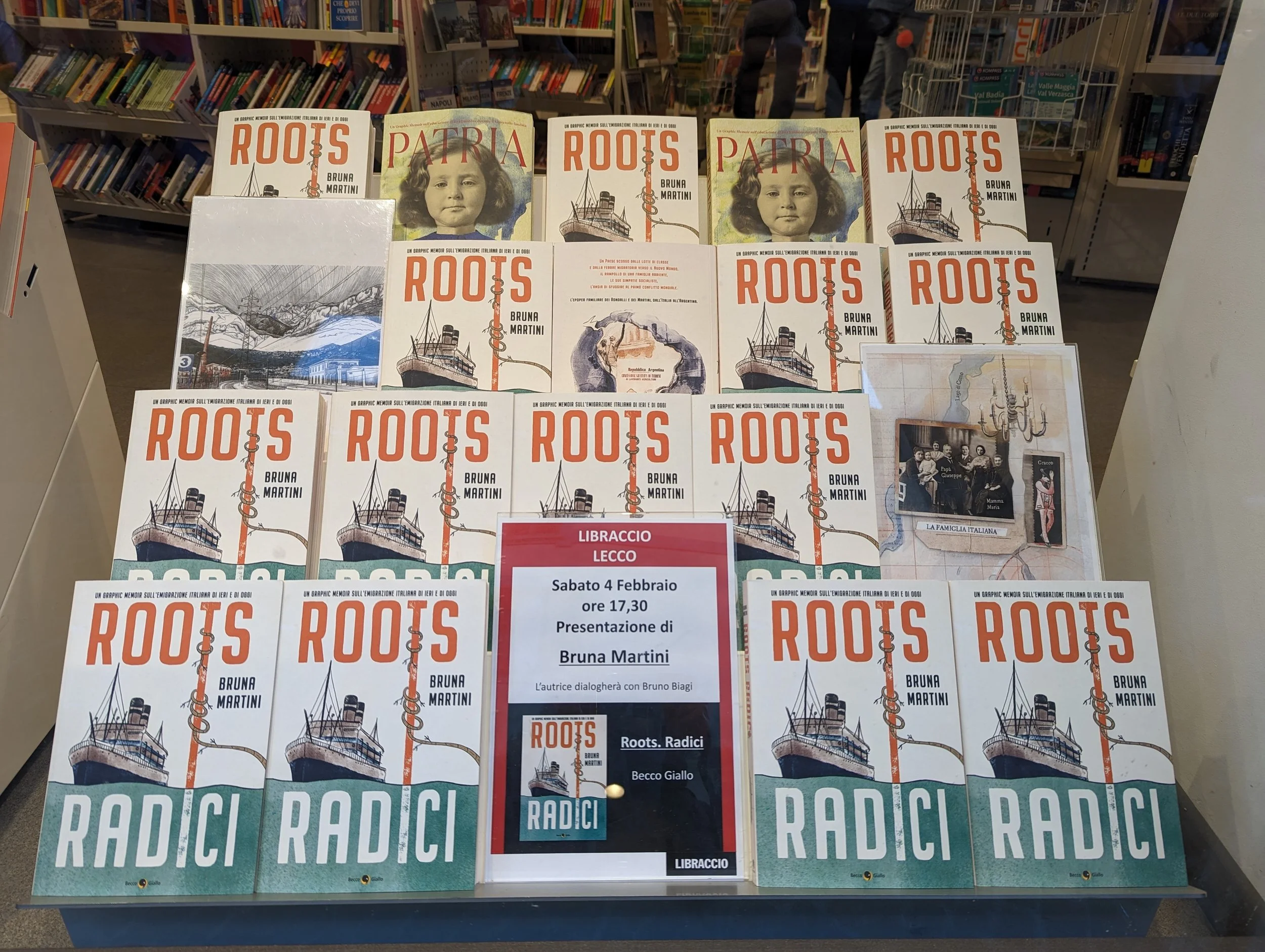 Presentazione Roots alla libreria Libraccio, Lecco