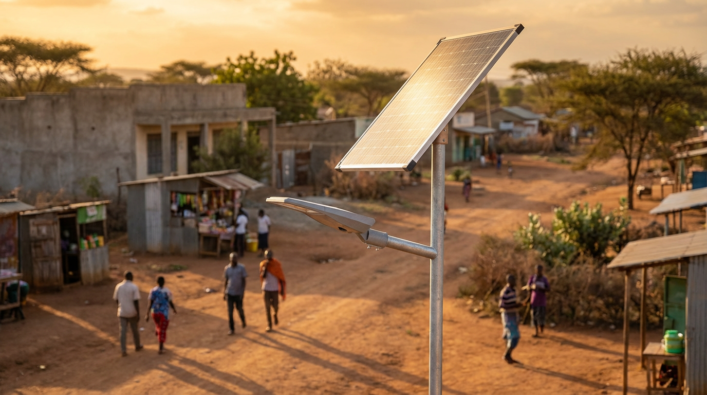 Luxega X Solar-Powered street light