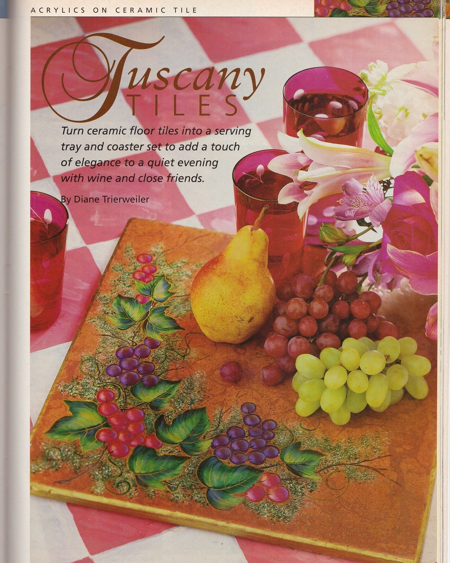 🍇Cutest scan from a 2004 Painting Magic Magazine. This aesthetic is so inspiring 🍇 

The entire magazine is available on my website, depop &amp; mercari for fast check out, link in bio. DM me for Zelle, Venmo, Invoices, or Apple Pay options.

5 + s