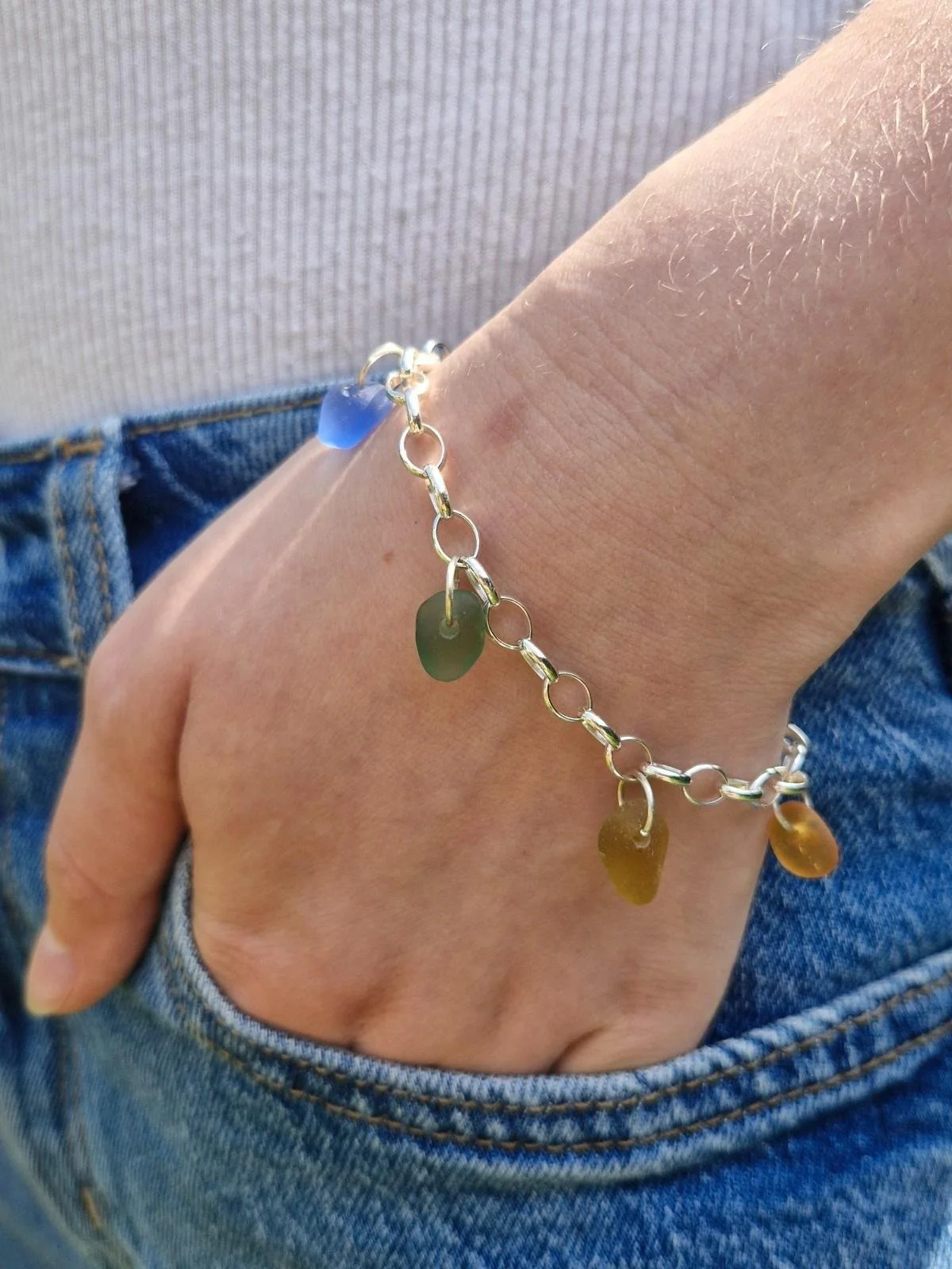 Northumberland Sky Bracelet Rainbow Red Orange Yellow Green Blue