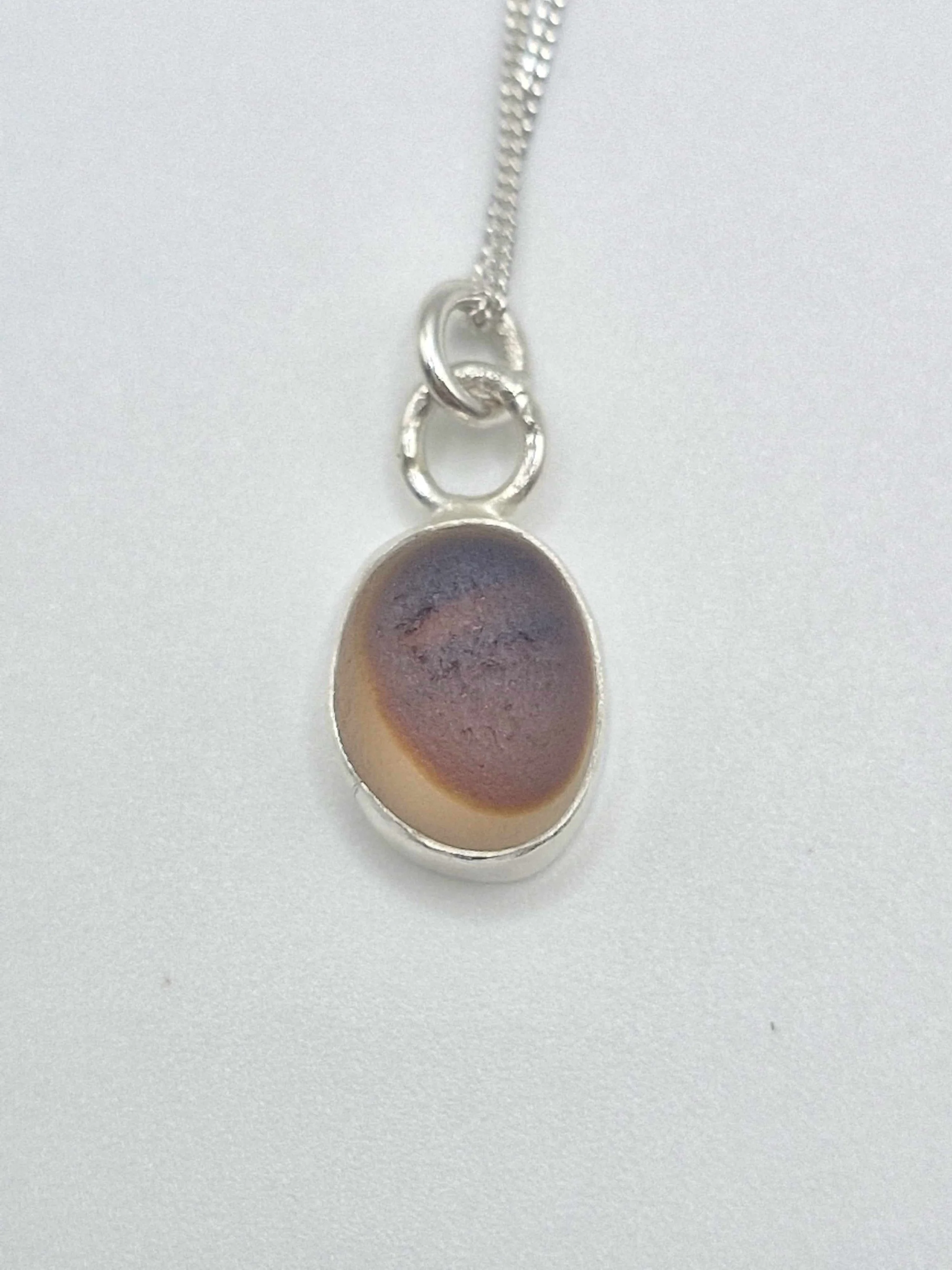 Hexham Necklace (HN050) - Orange/Brown