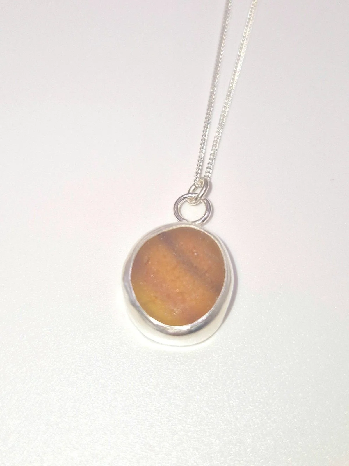 Hexham Necklace (HN070) Orange/Brown