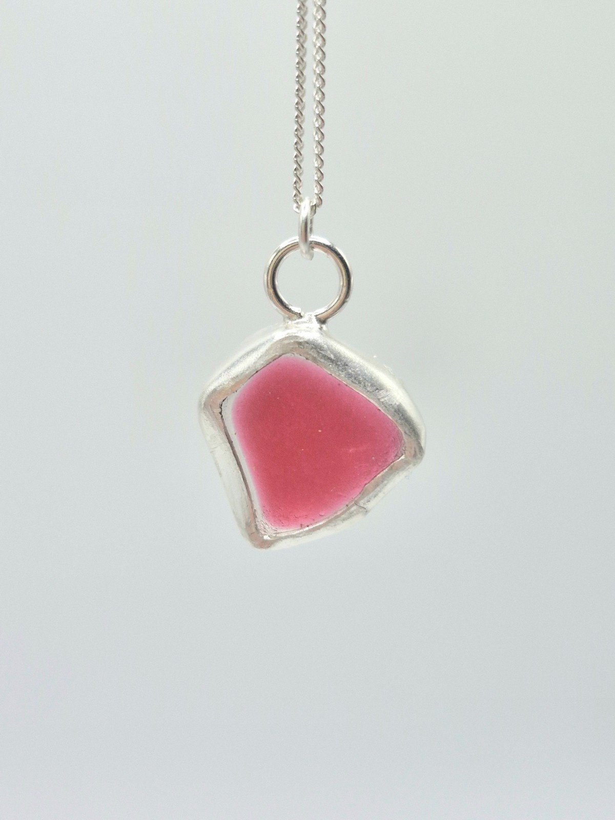 Hexham Necklace (HN010) Red/Clear