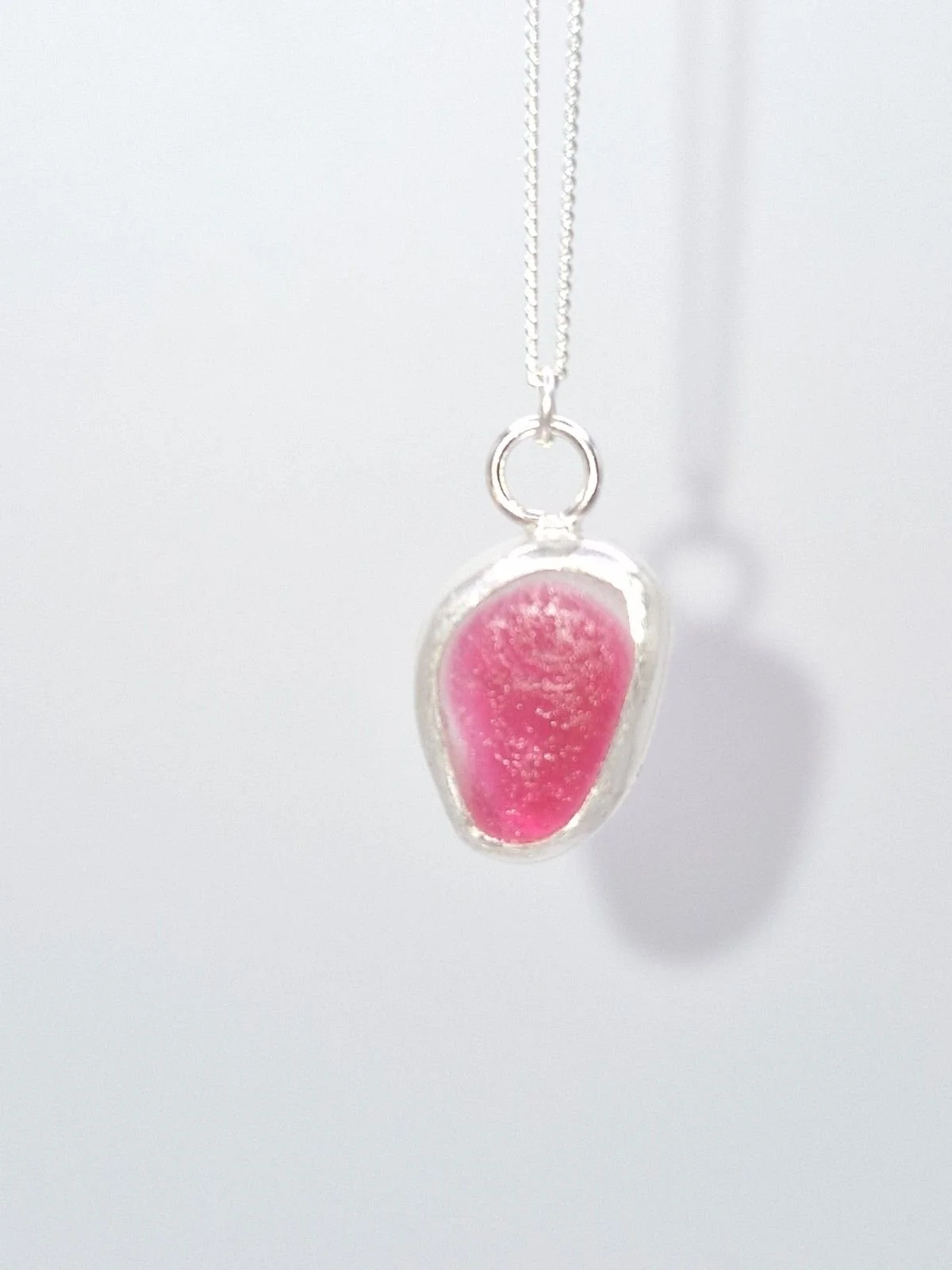 Hexham Necklace (HN040) Red/Clear