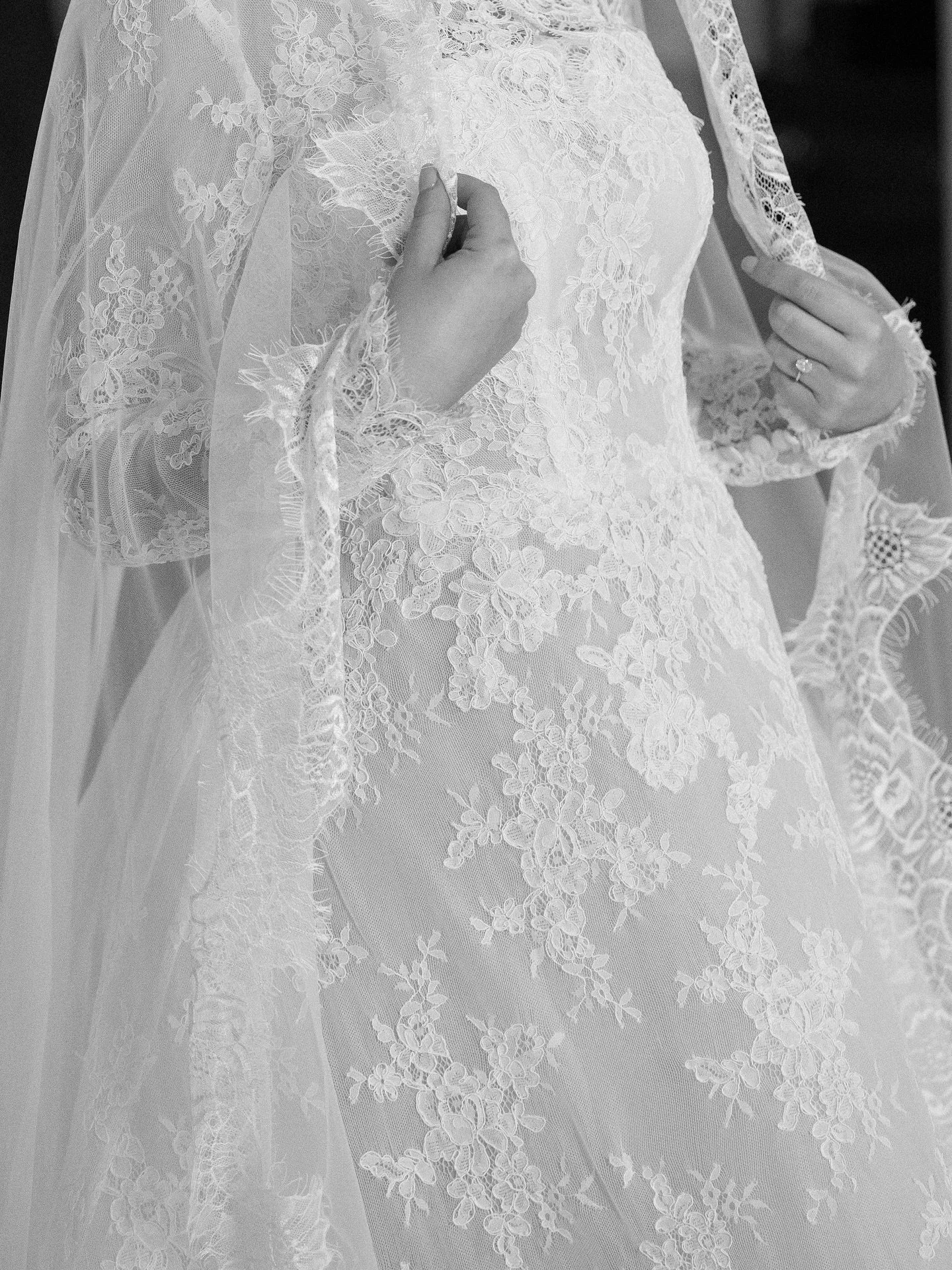 The elegance of lace. 🤍