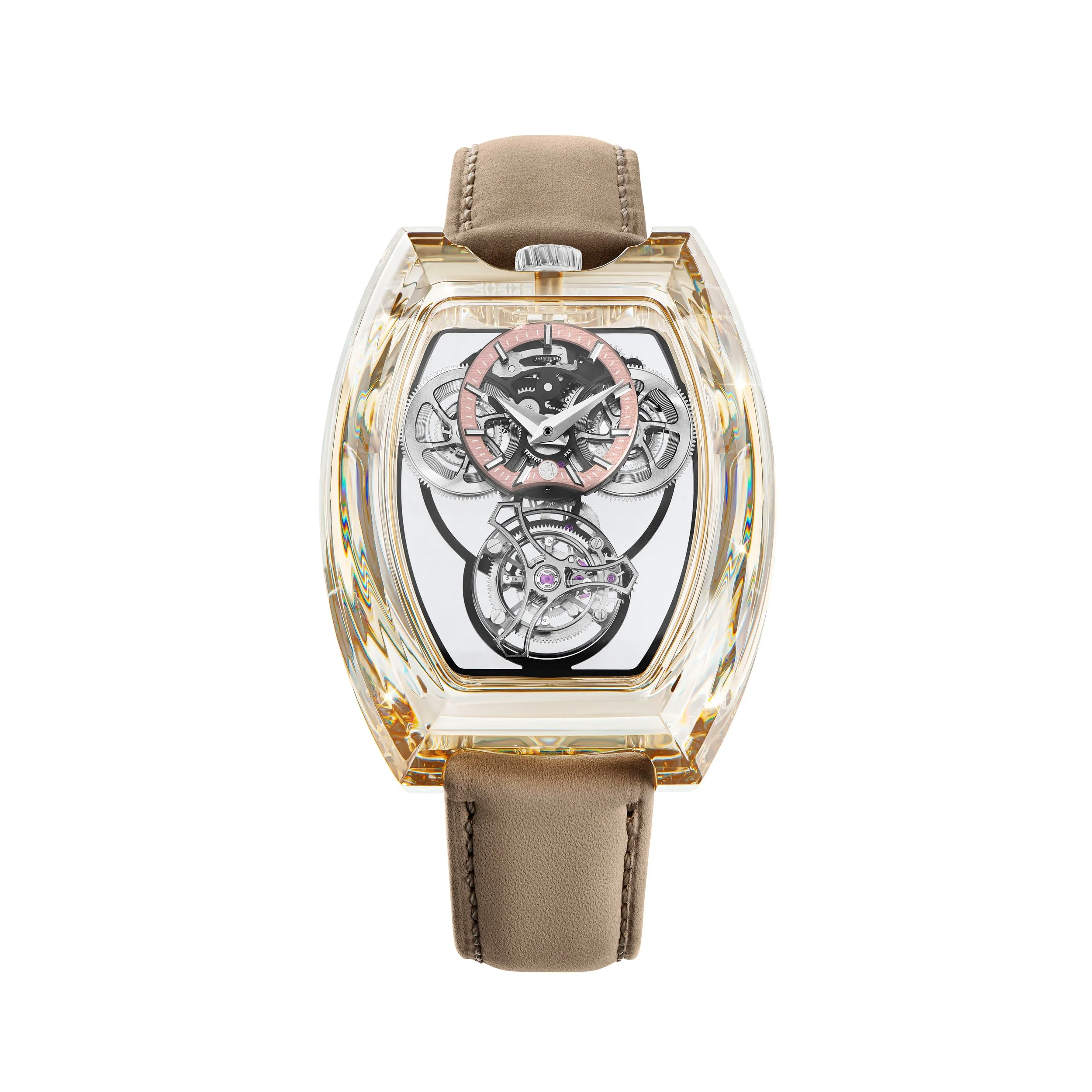 ArtyA: Purity Moissanite Curvy Tourbillon