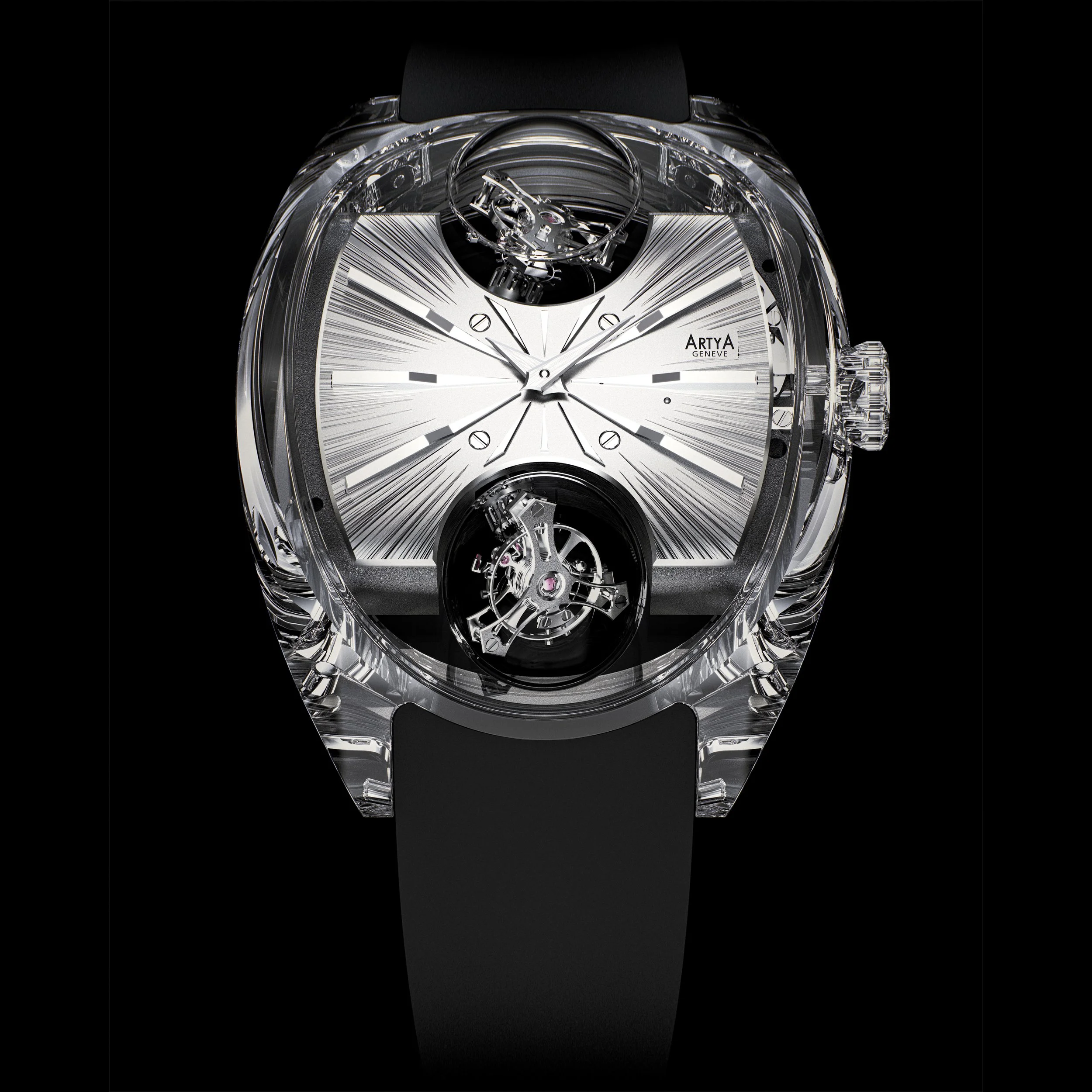ArtyA Geneve Complexity Double Conillon 12H/6H: A Sapphire-Cased Mechanical First