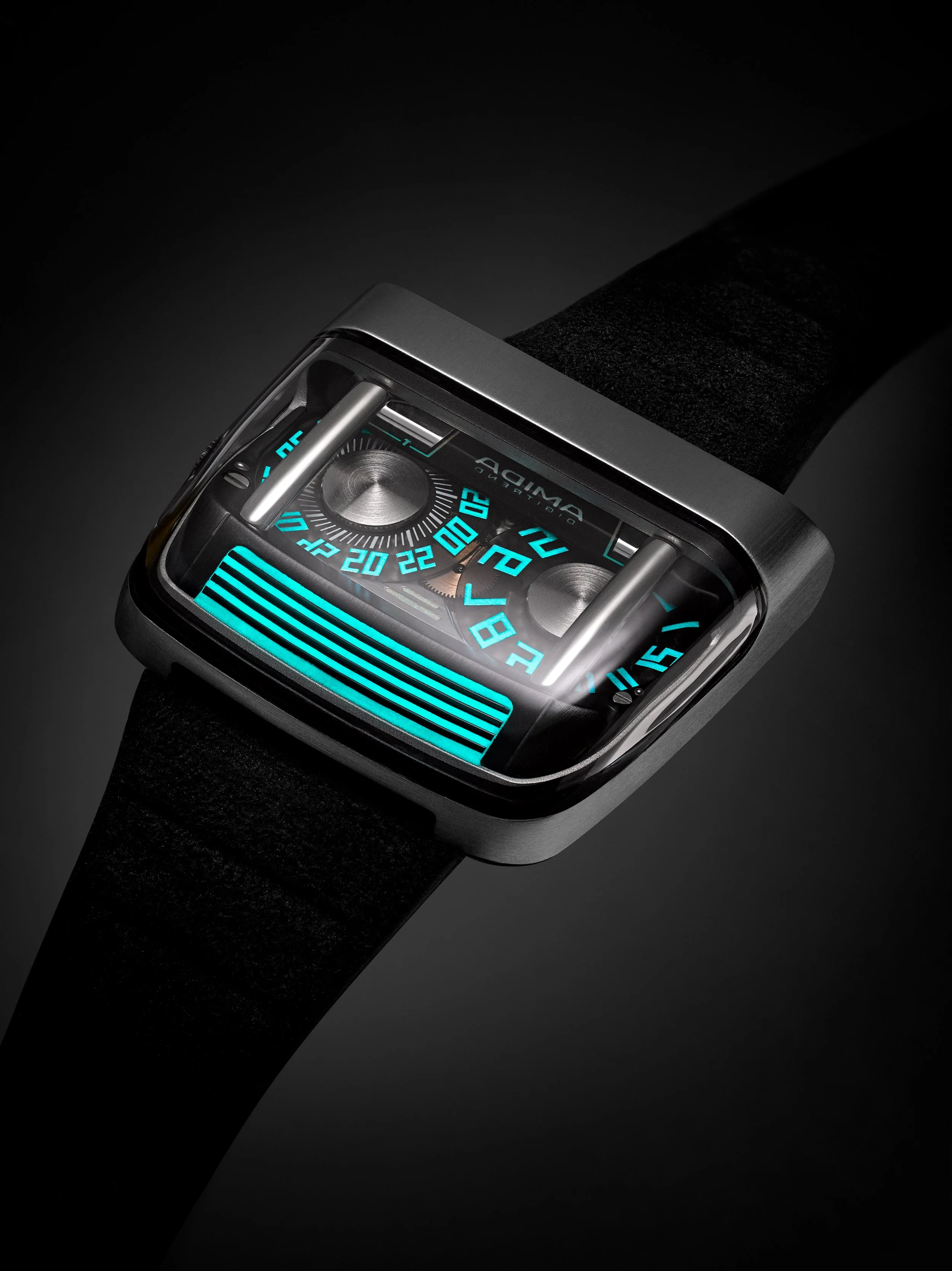 AMIDA Digitrend OSII Black: A Futuristic Evolution of the 1976 Digital Watch Icon