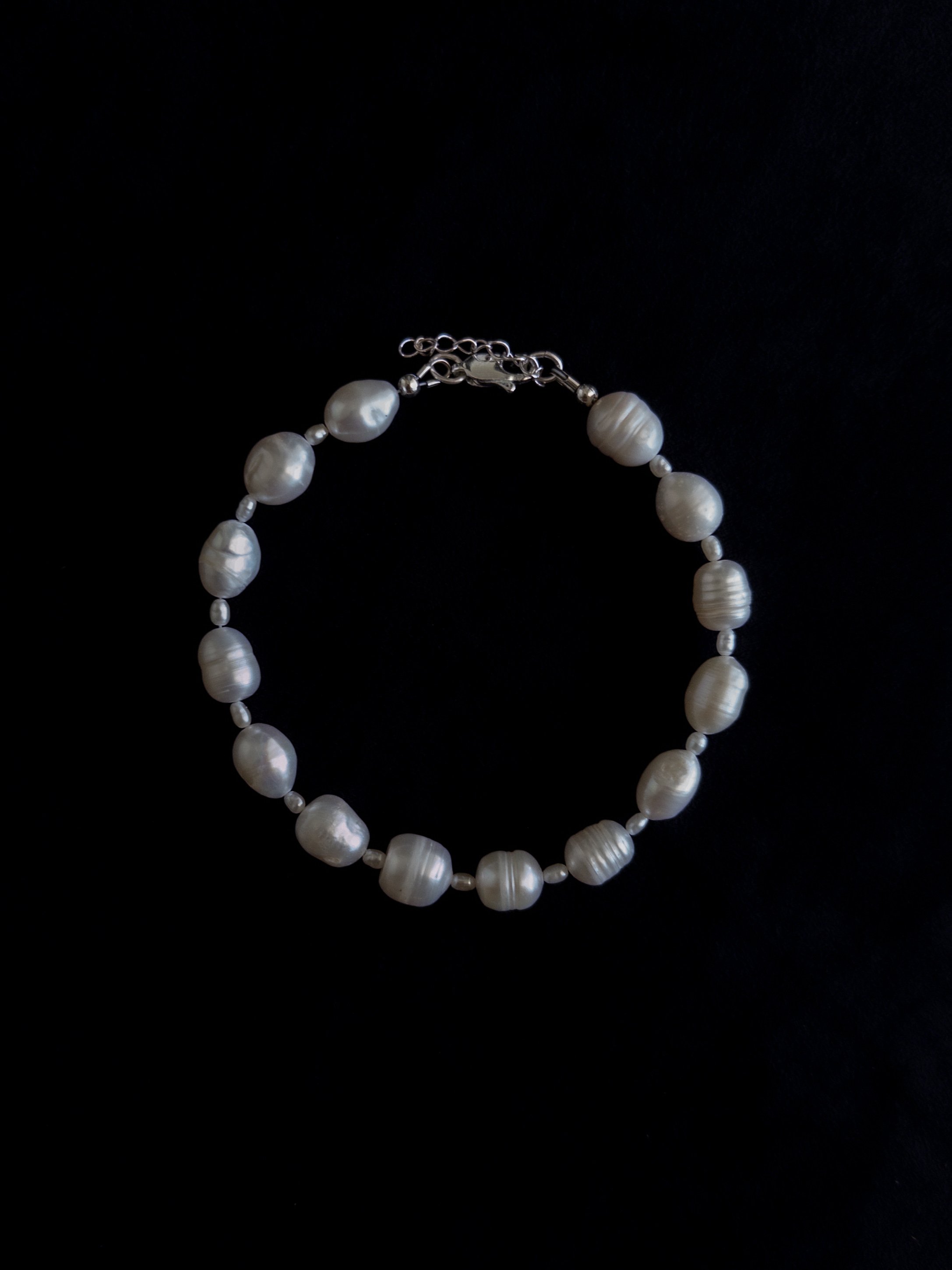Divers Wife Rice Pearl Anklet designed and created by Baby Blue Jewellery Byron Bay