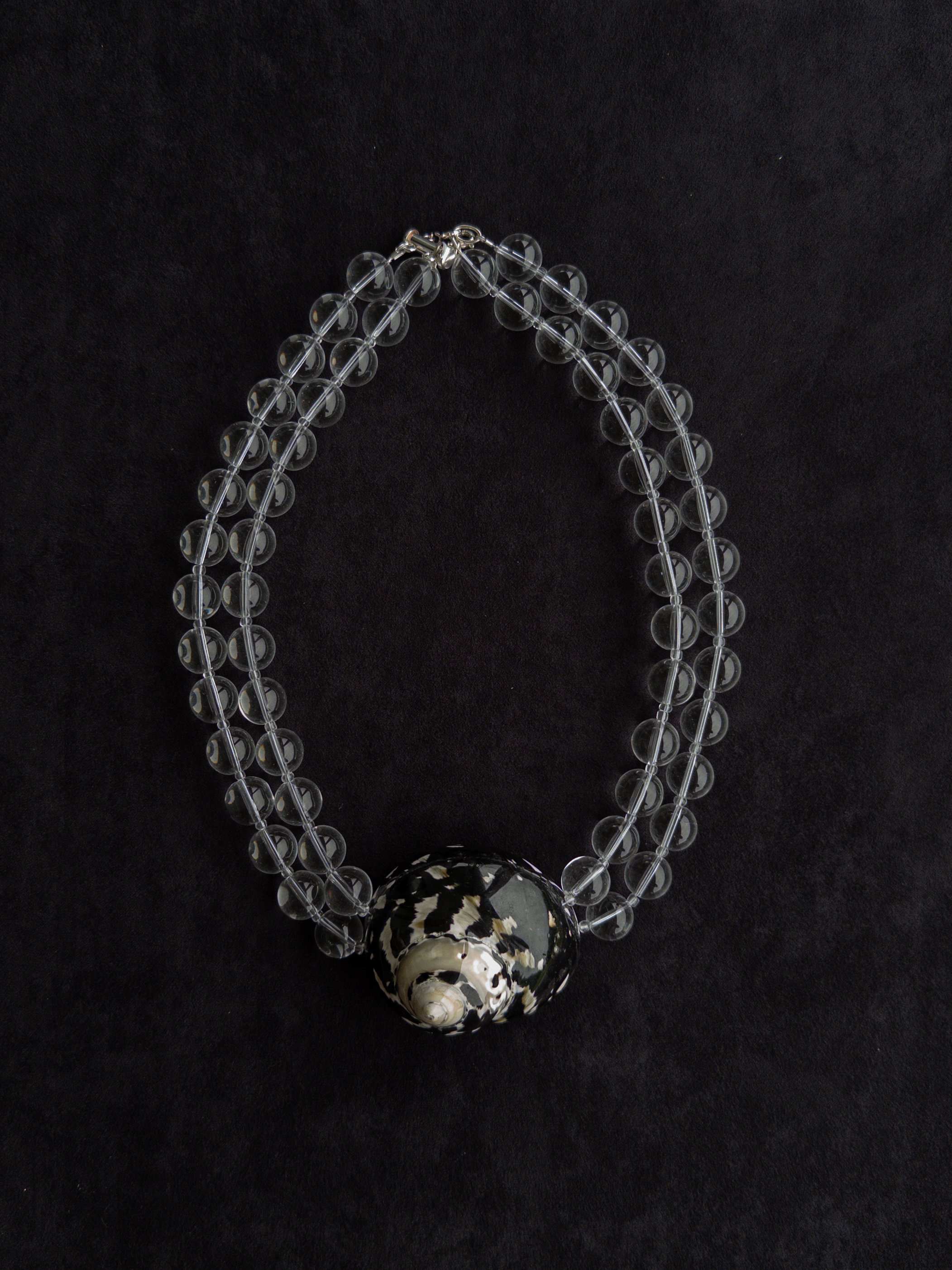 Night Swimming Shell Necklace designed and created by Baby Blue Jewellery Byron Bay