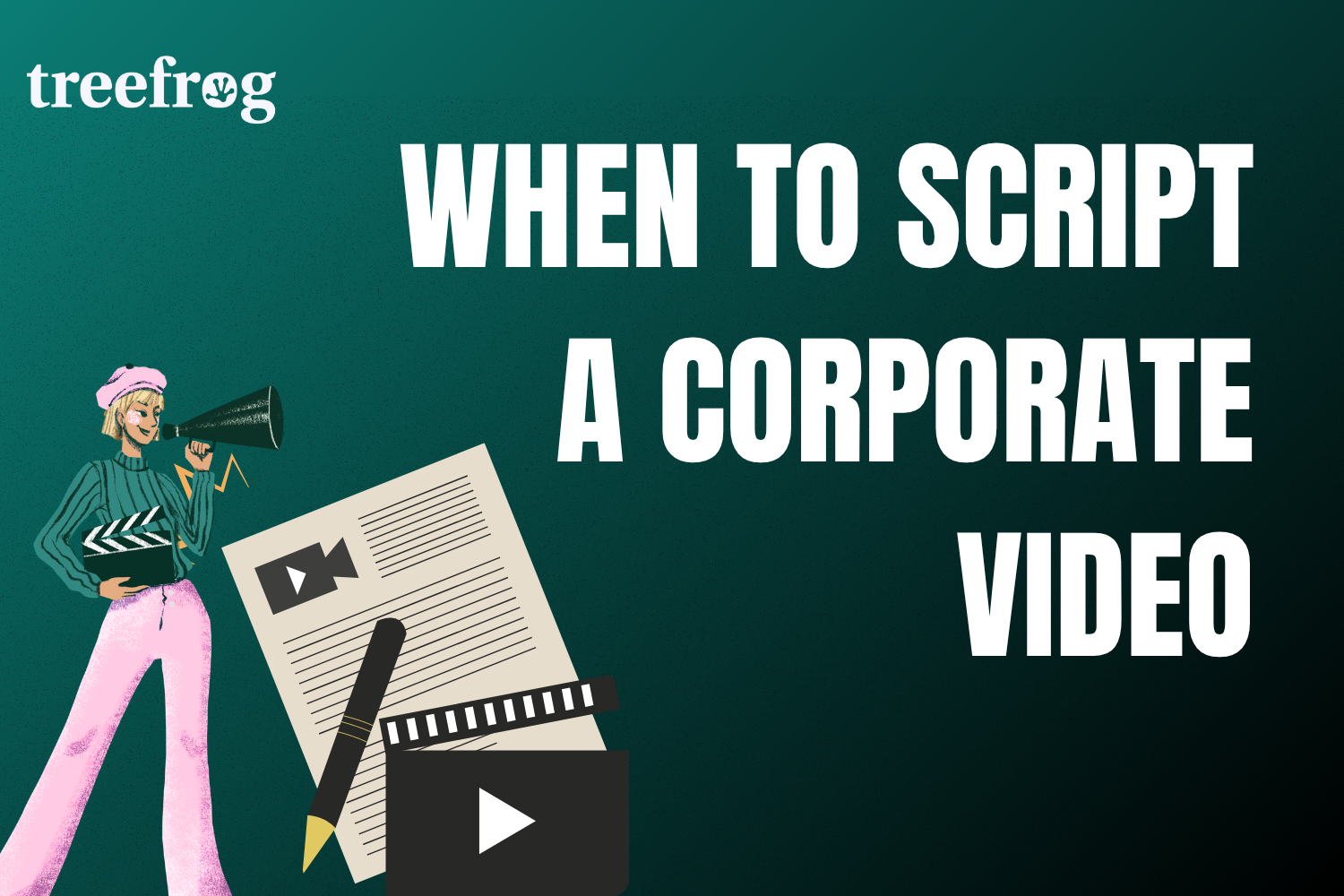 Scripted vs unscripted corporate video production guide from Treefrog