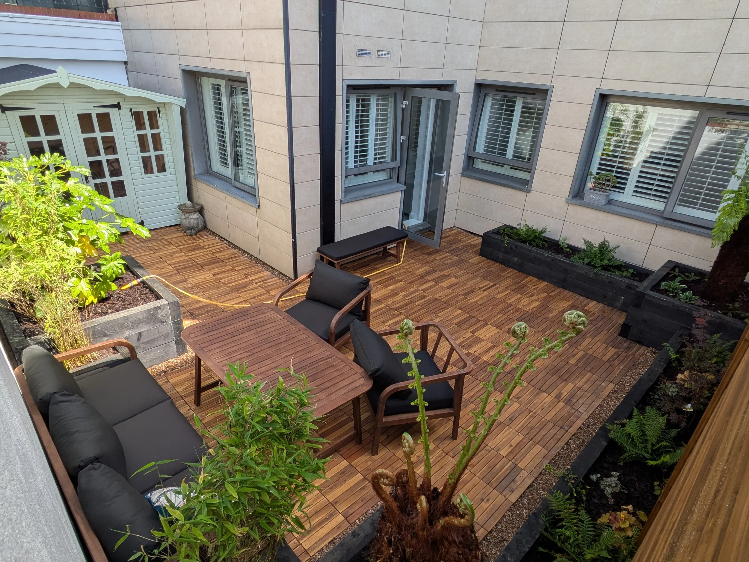 Full Design & Build - Apartment Courtyard, Chalkwell