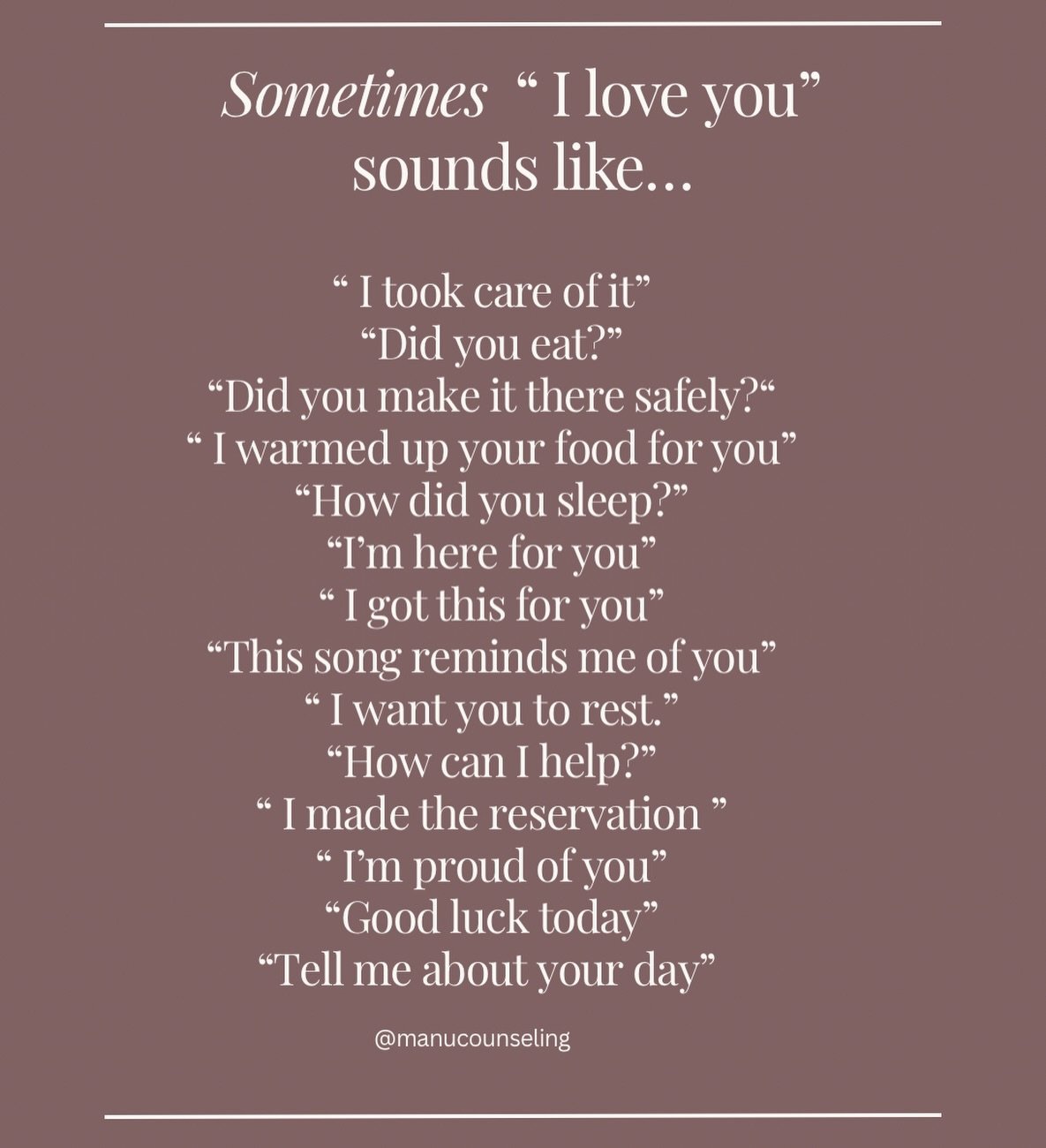 Intimacy is built on micro-moments. 
&bull;
It&rsquo;s not always about grand gestures or dramatic declarations of love, real connection grows in the small acts of care. 
&bull;
These tiny moments communicate: &ldquo; I see you, I care about you, you