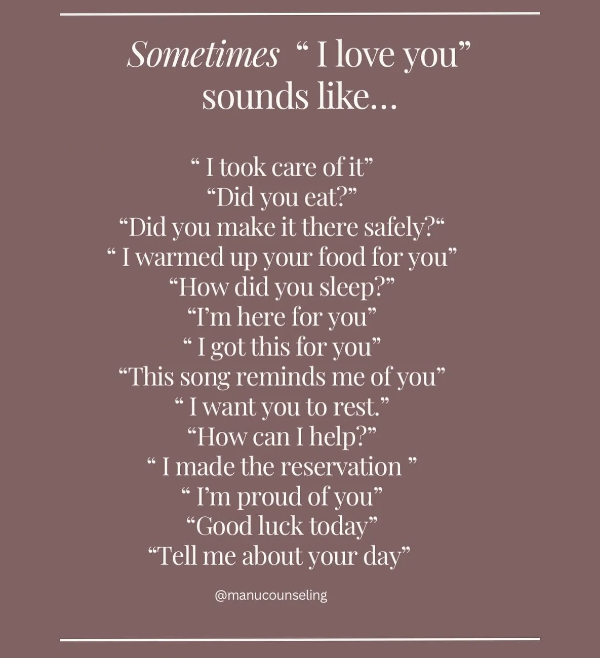 Intimacy is built on micro-moments. 
&bull;
It&rsquo;s not always about grand gestures or dramatic declarations of love, real connection grows in the small acts of care. 
&bull;
These tiny moments communicate: &ldquo; I see you, I care about you, you