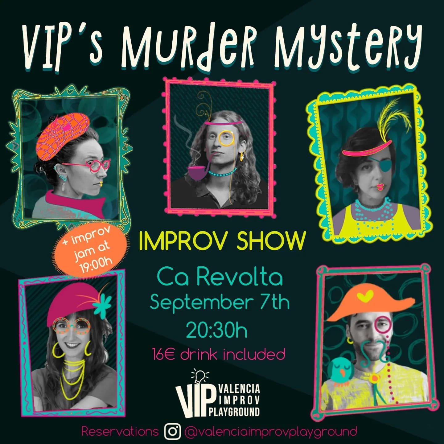 Murder Mystery + Improv Jam