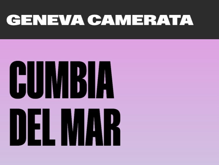 Cumbia del Mar | Geneva Camerata