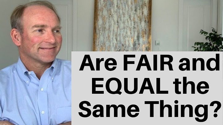 What is Fair in Estate Planning?