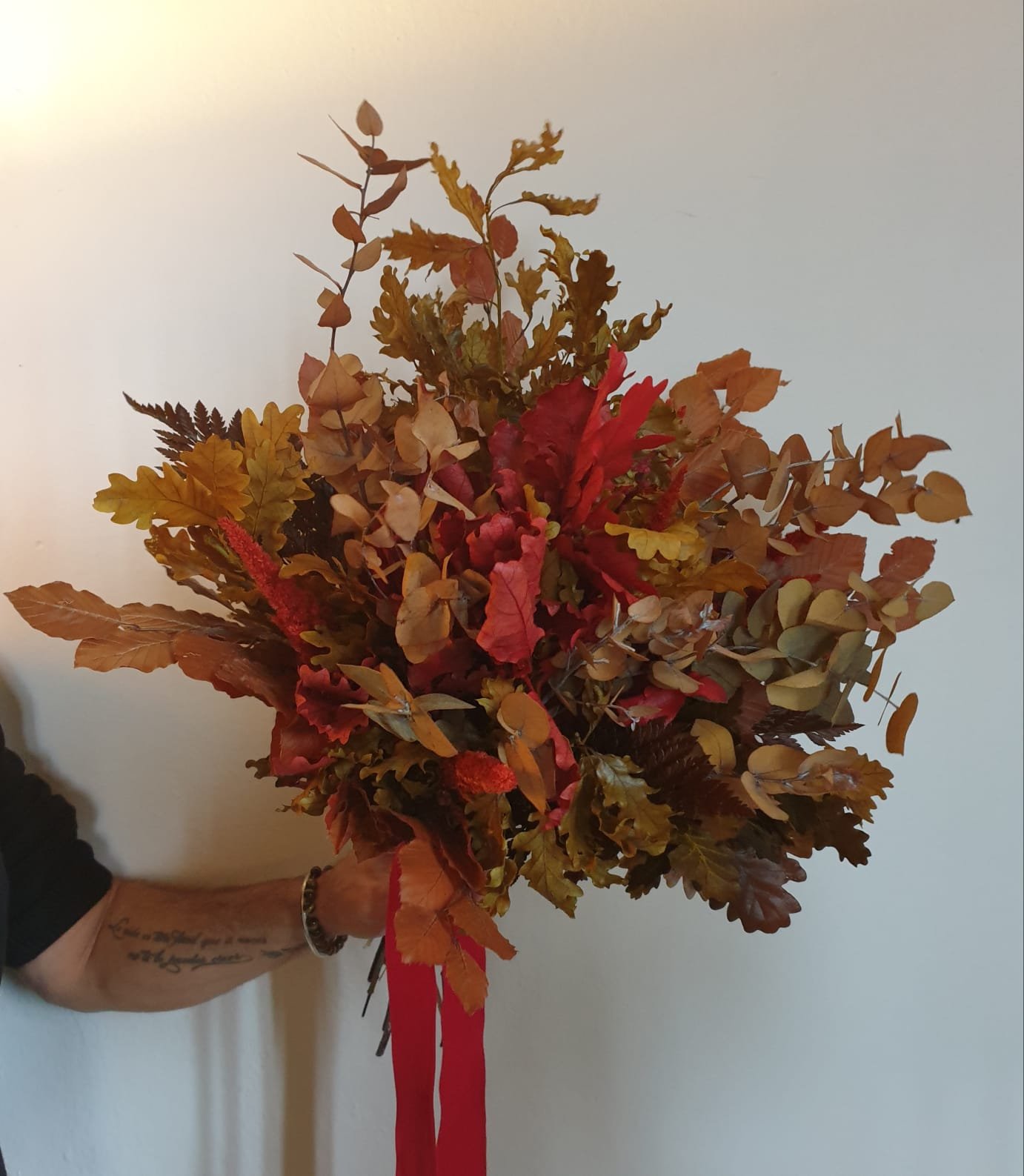 Bouquet fiori stabilizzati autunnale