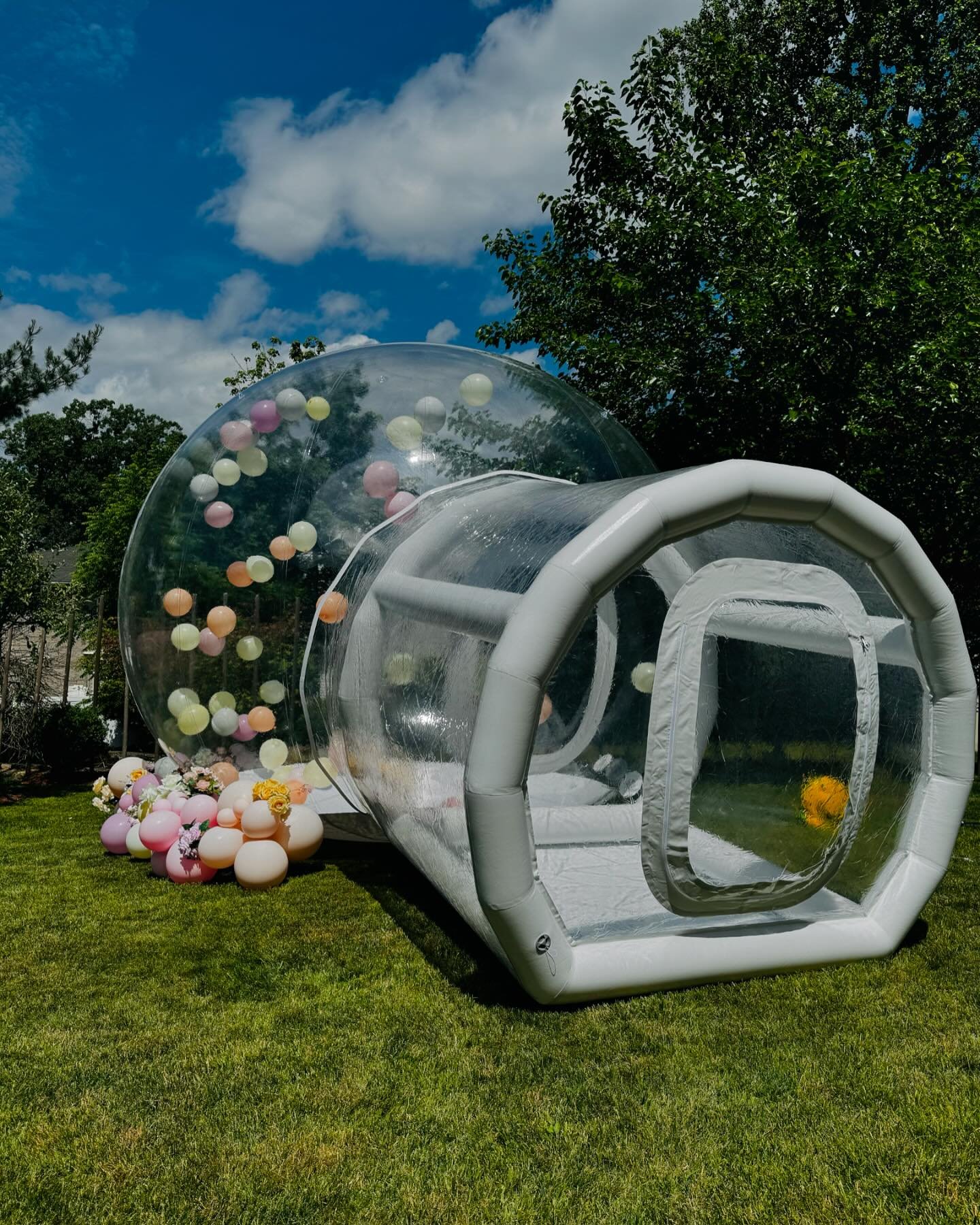 Introducing our 13FT Inflatable Bubble Dome! All of our unique domes come in many sizes customized for all of your memorable life events. 

#eventplanners #njevents #nyevents #njmoms #nymoms #bergencounty #bergencountynj #bergencountyevents #eventpla