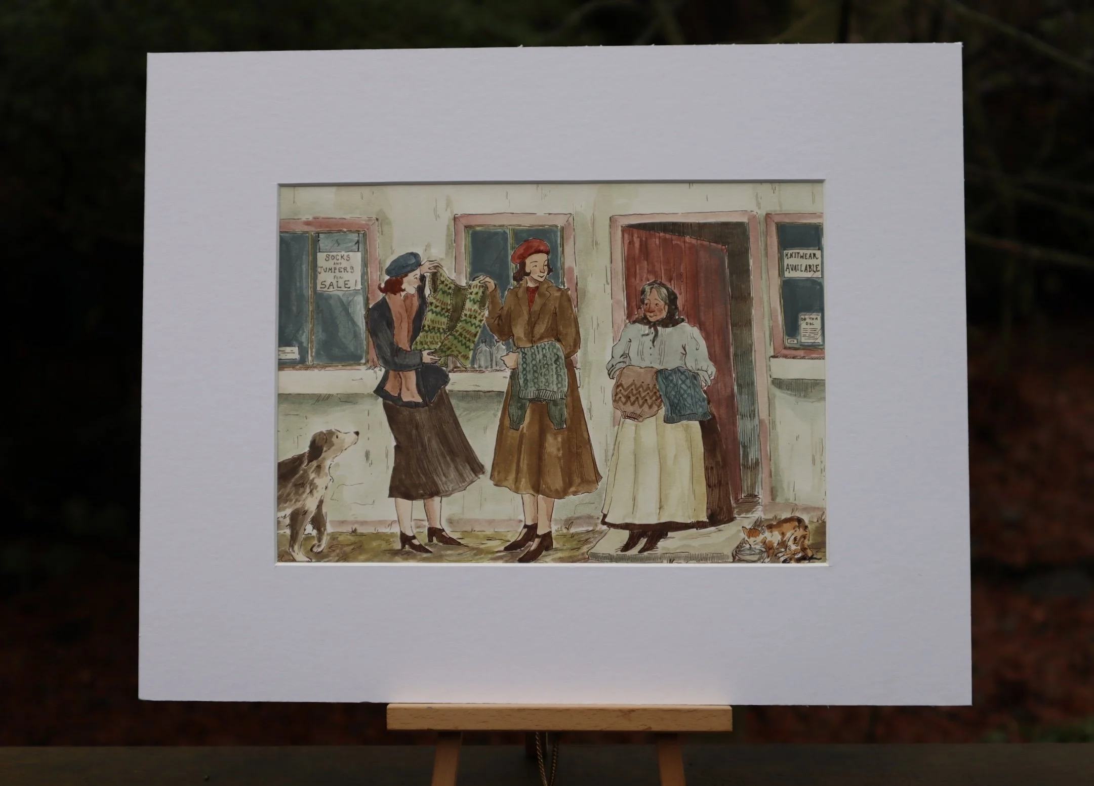 Knitwear Purchase Original Drawing