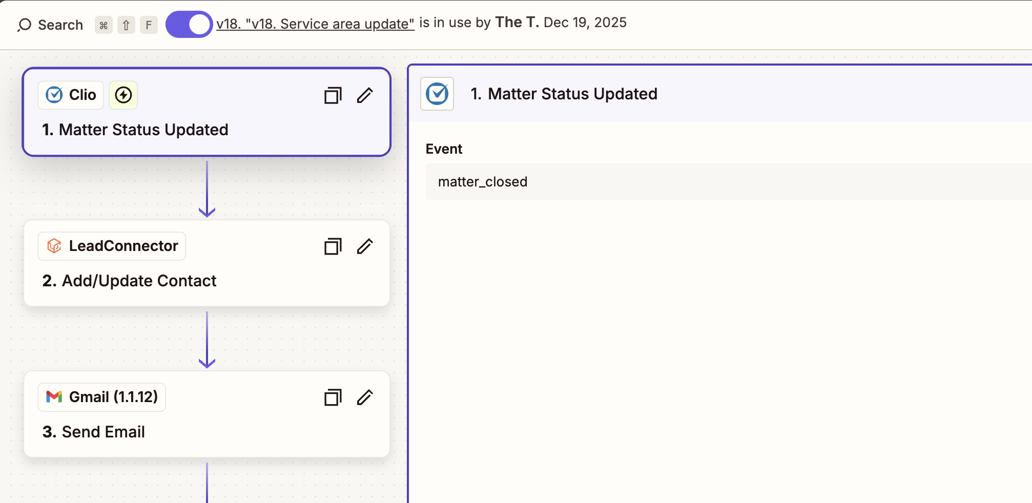 triggering a review request in Zapier after case closure