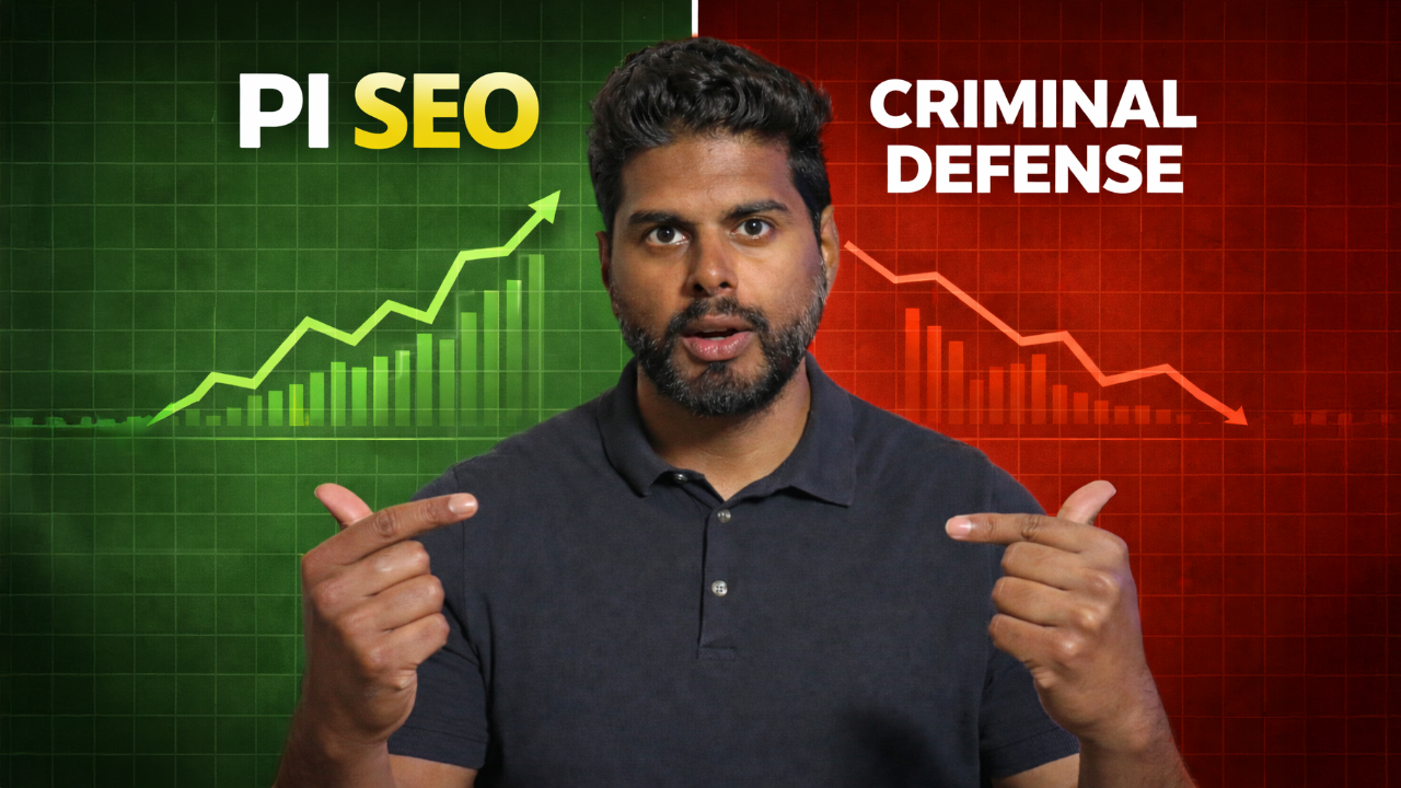 Why Criminal Defense SEO Fails When Agencies Treat It Like Personal Injury Marketing