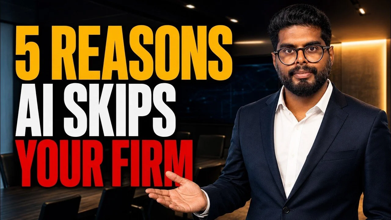5 Reasons Why Law Firms Don't Show Up In AI Search and LLMs 
