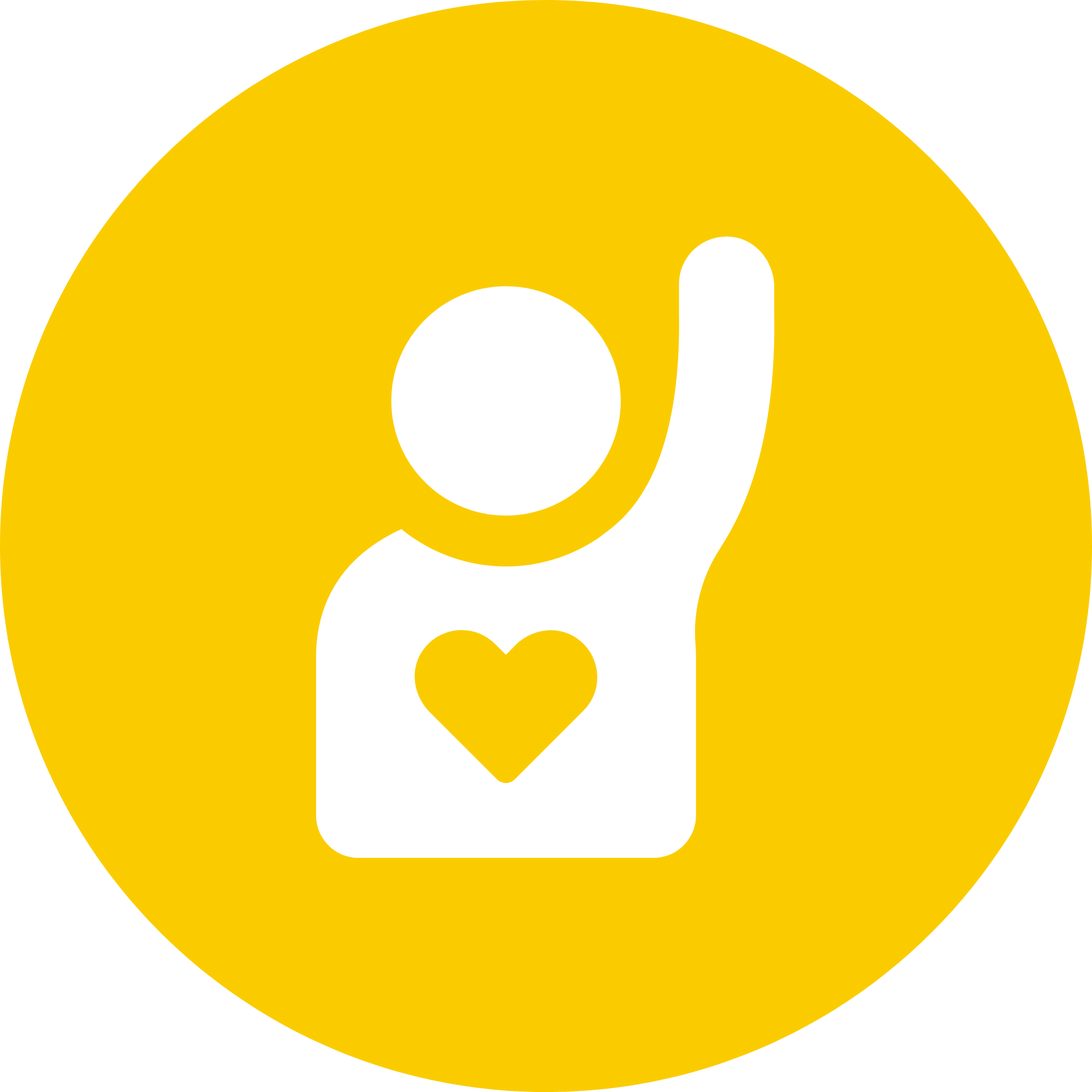 Yellow circular icon with a white question mark and a partially visible yellow face in the background.