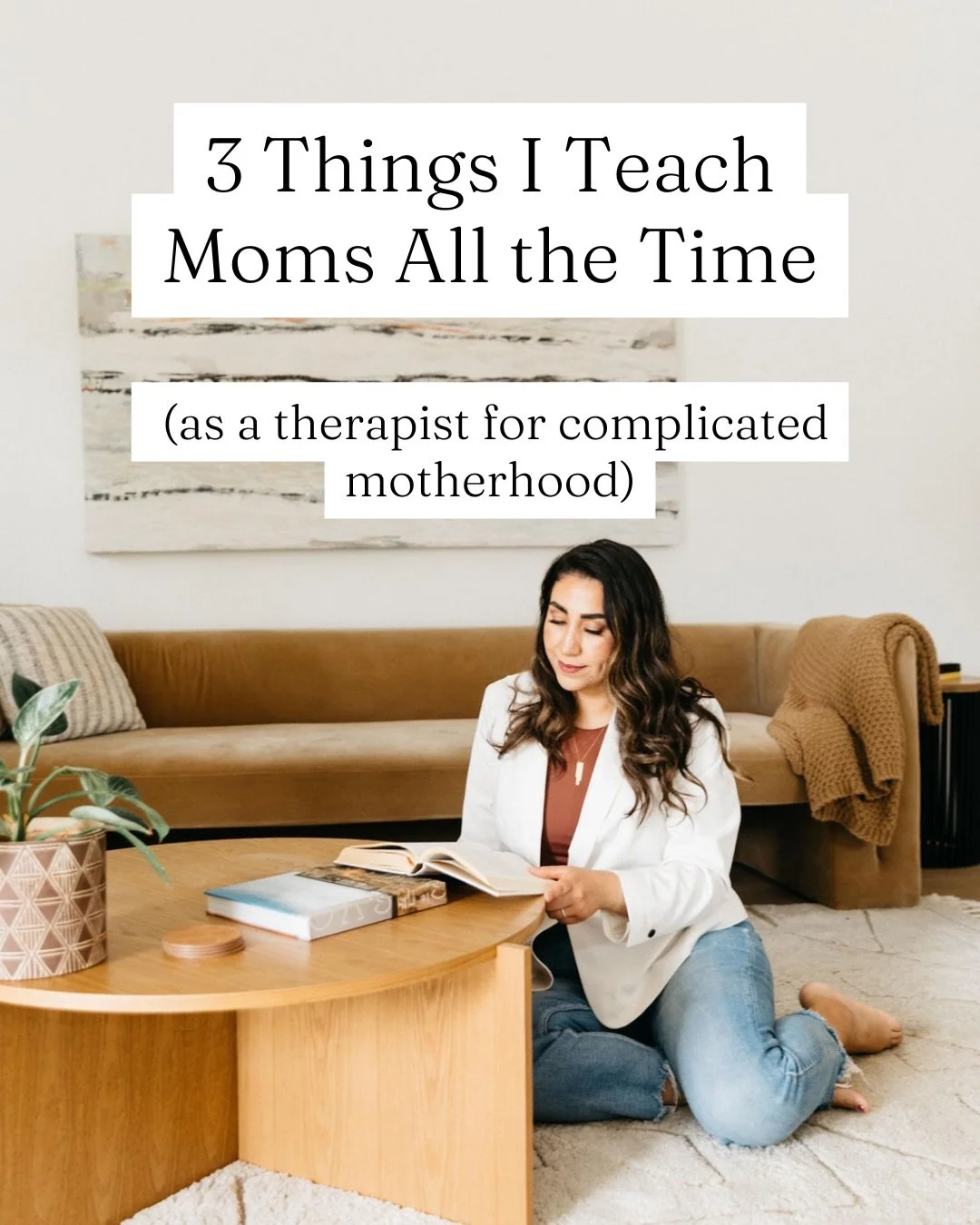 So many of the moms I work with tell me the same thing in different ways:

&ldquo;I just want to feel less on edge.&rdquo;
&ldquo;I want to stop snapping at the people I love.&rdquo;
&ldquo;I want to feel more present with my family.&rdquo;
&ldquo;I 