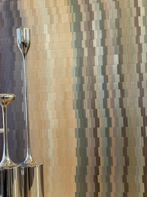 Alexander Lamont, Havana straw marquetry | Wall Coverings