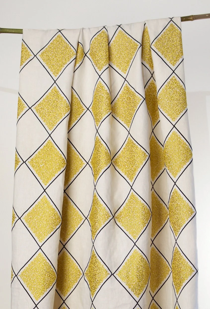 Paris l’après-midi, Textiles, CHAMPS DE MARS or/blanc