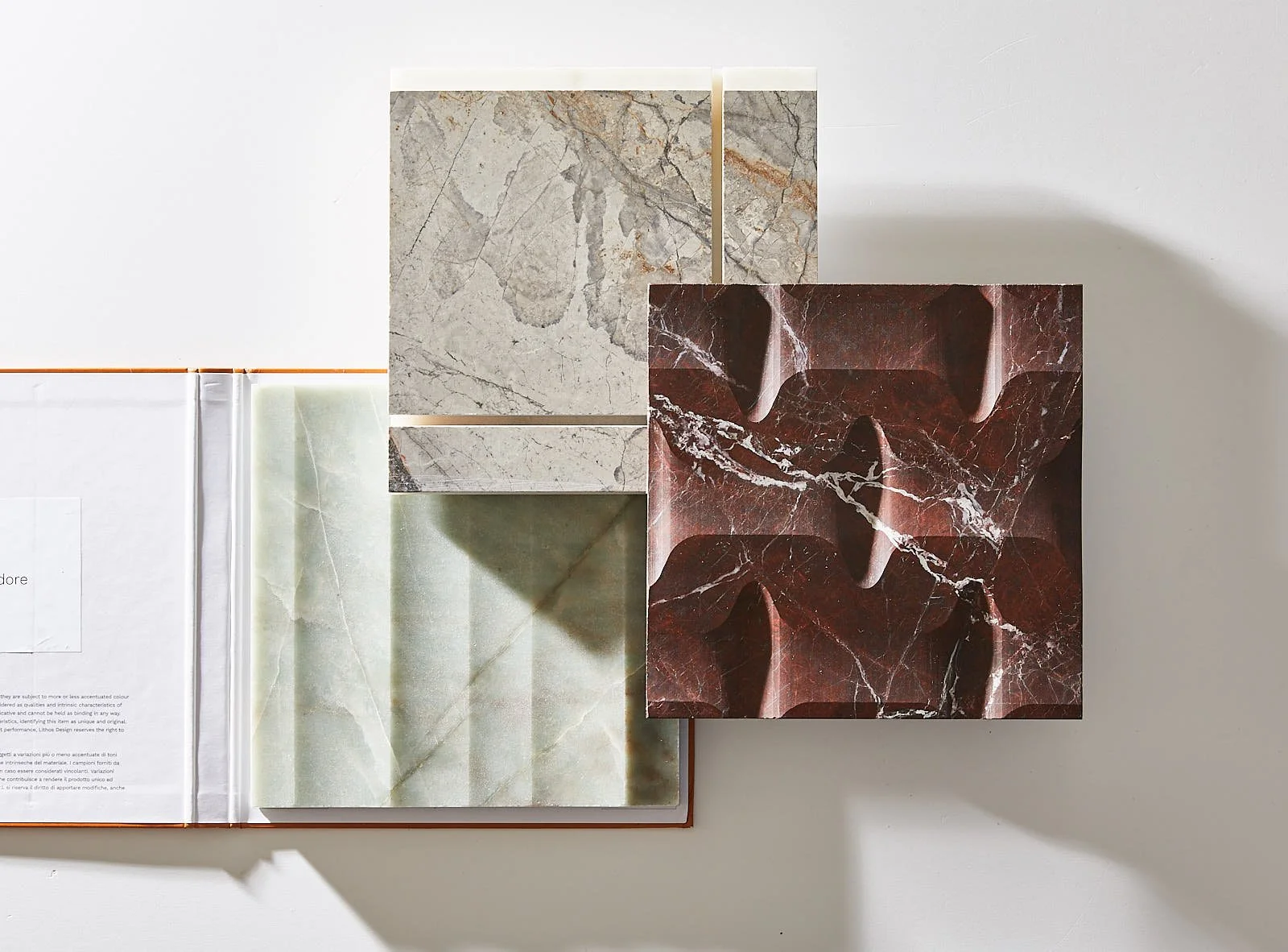 Lithos Design Wall Coverings, Plisse, Tweed, Bugna