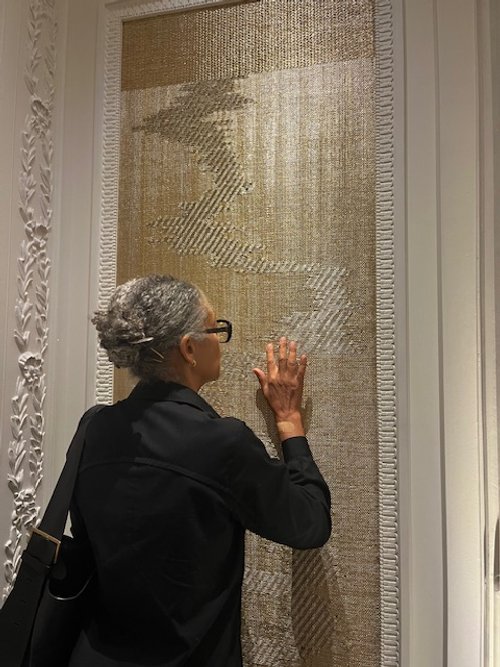 Anne Corbiere Textiles Custom Aura Panel