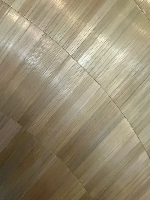 Alexander Lamont, Wall Coverings, Custom Amadeo straw marquetry