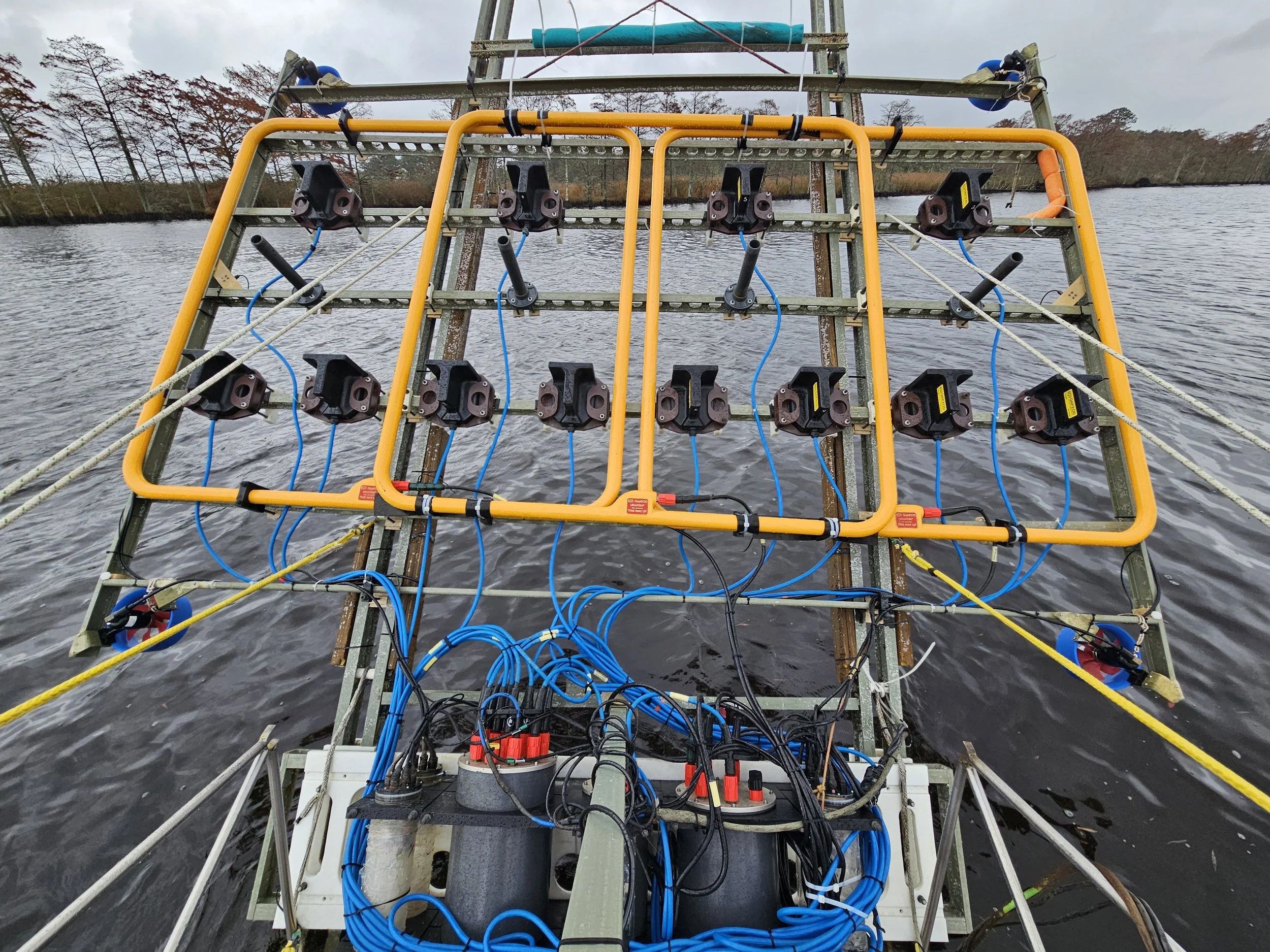 SeaView Geophysical's Active Towed Array used for Underwater Advanced Geophysical Classification (AGC), underwater Unexploded Ordnance surveys (UXO).