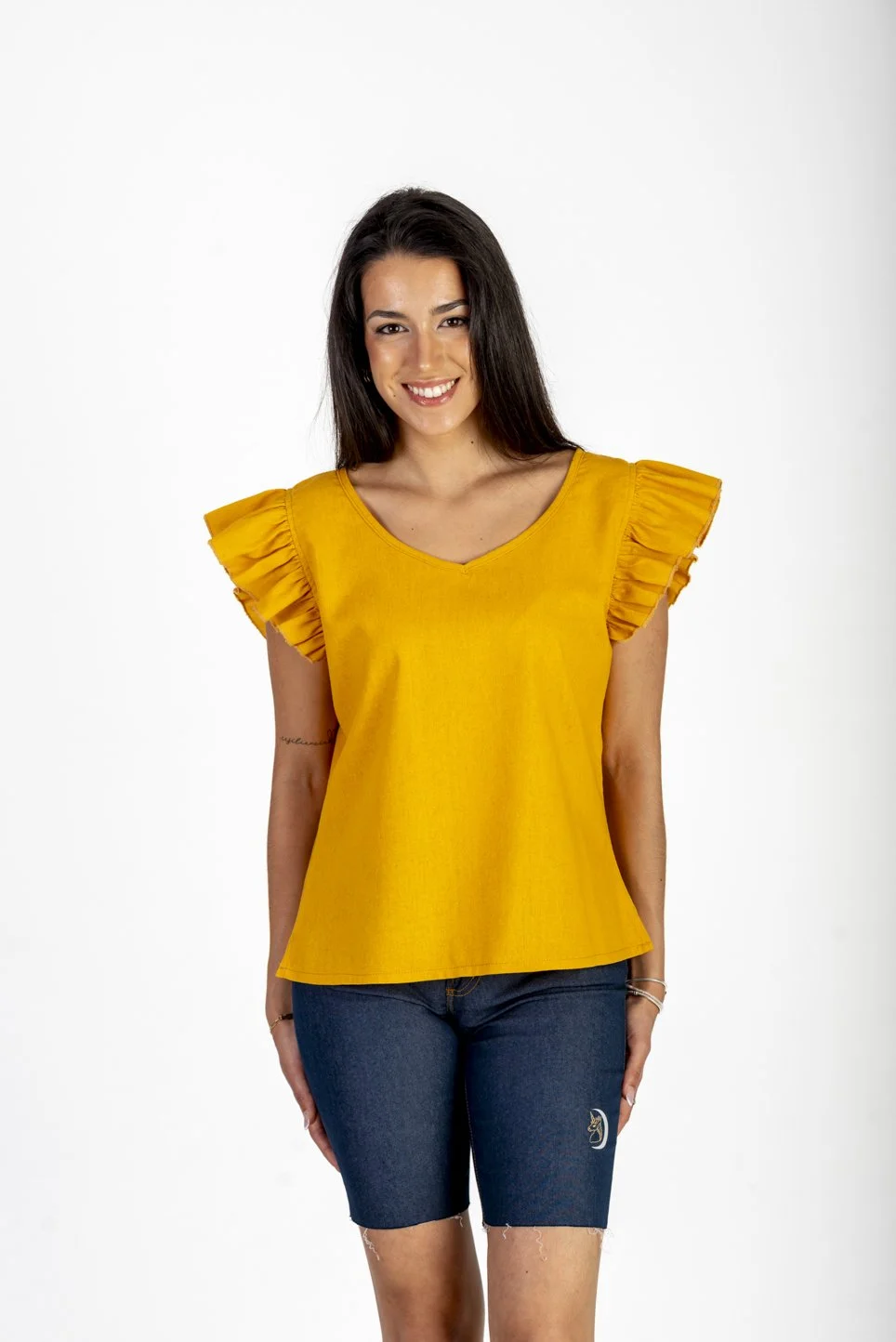 Top Carina Mostaza